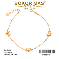 Gelang Rantai Jedar Model Kupu-kupu - 26045118 - 8K