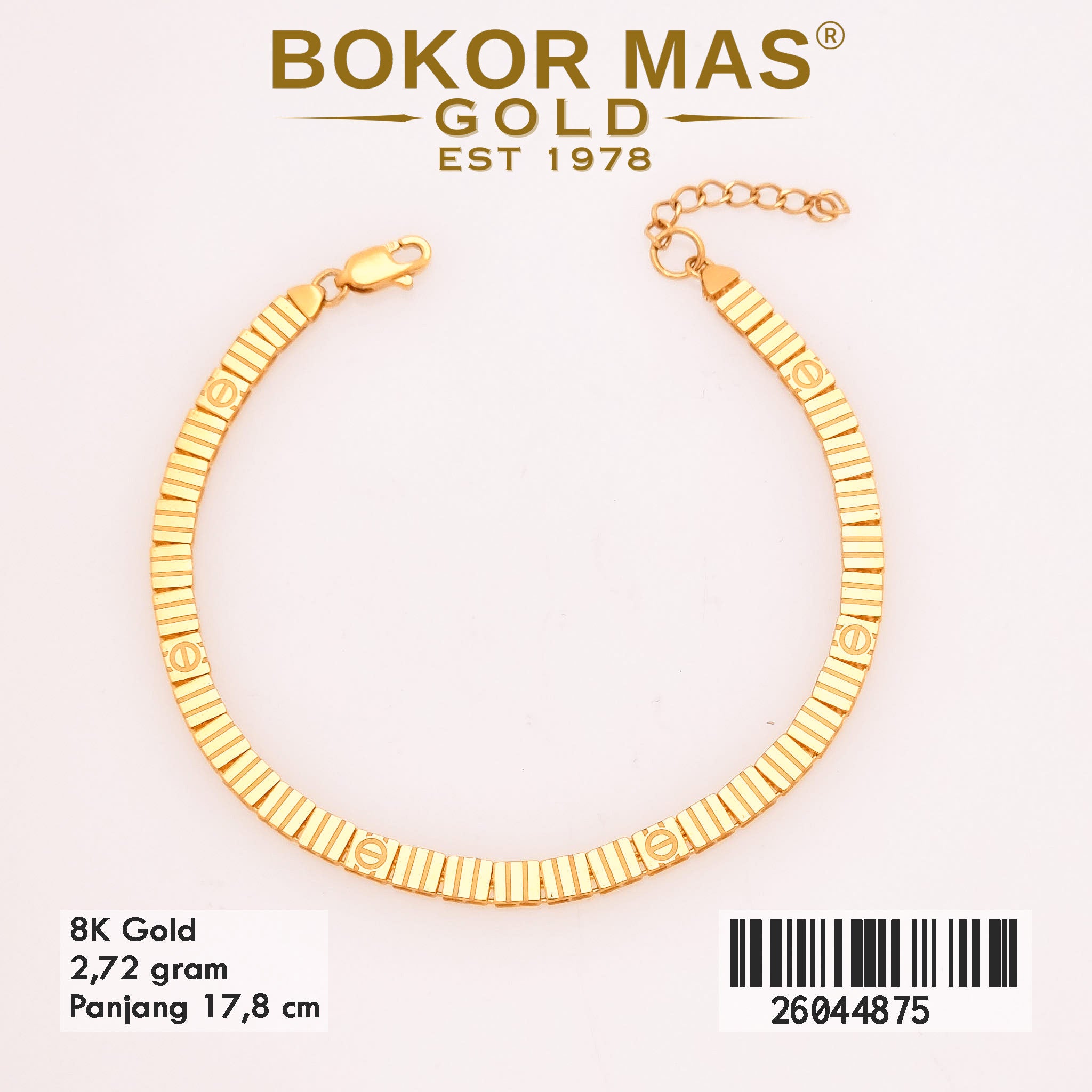 Gelang Rantai Model CRT Love - 26044875 - 8K