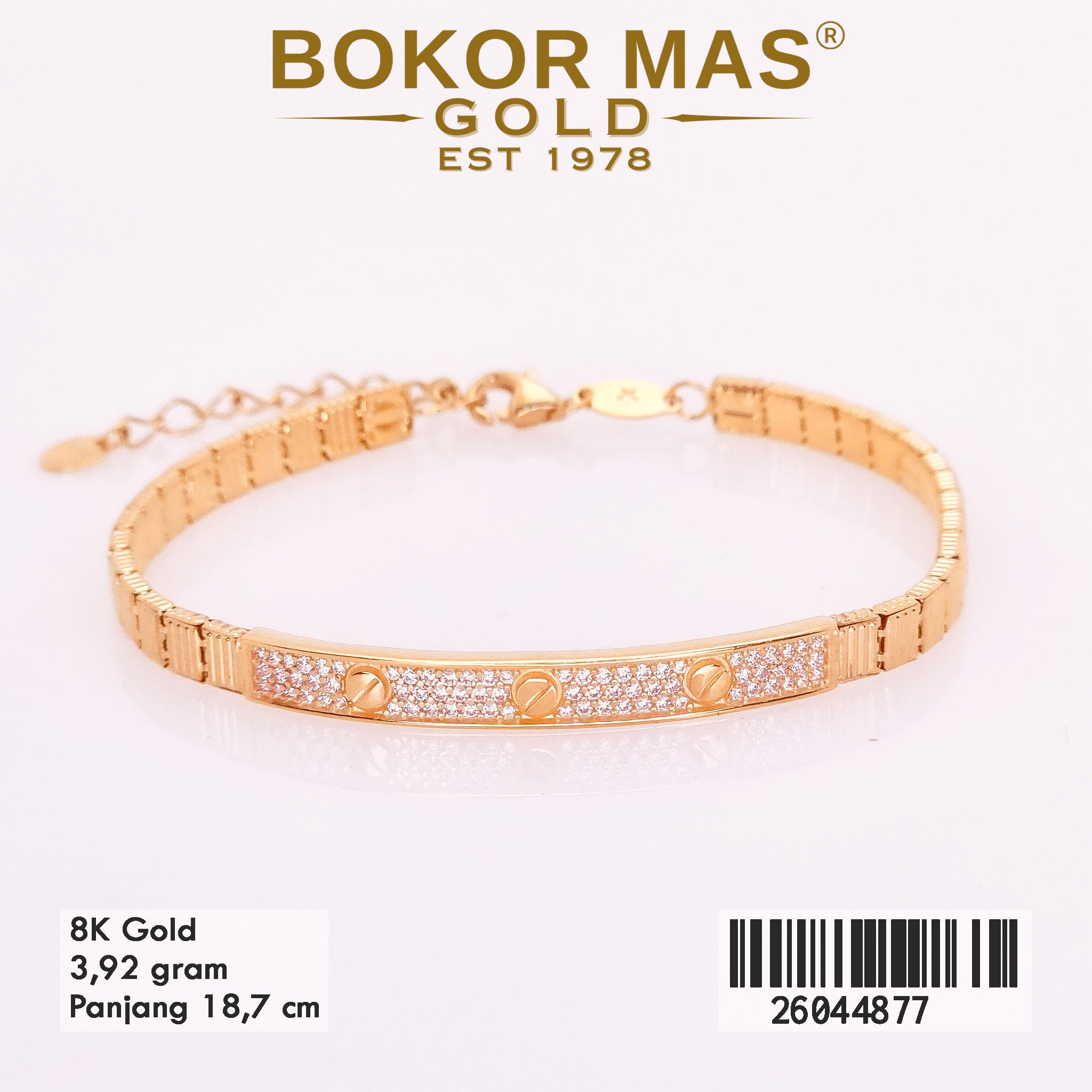 Gelang Rantai Model Permata - 26044877 - 8K