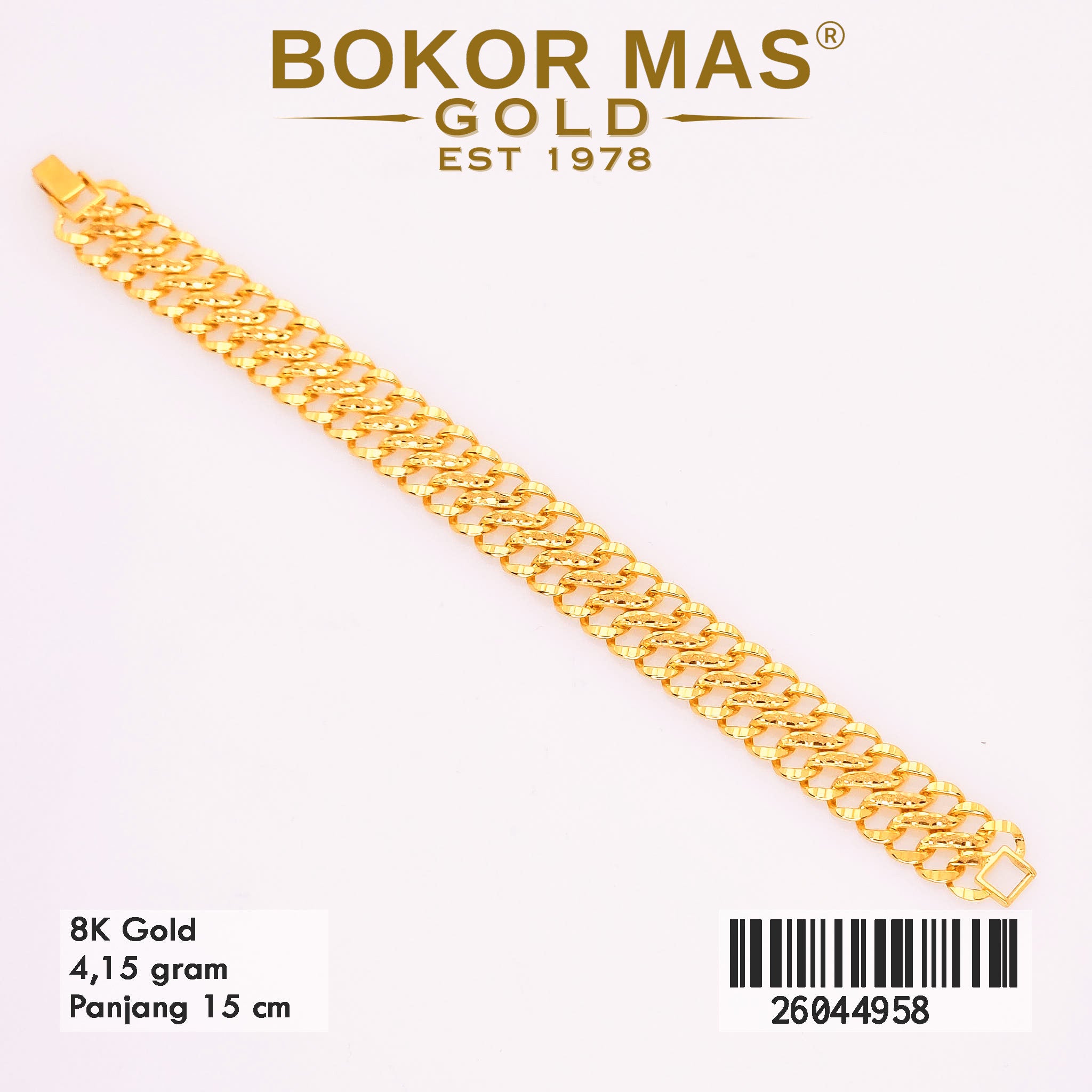 Gelang Rantai Rolex Kuning - 26044958 - 8K