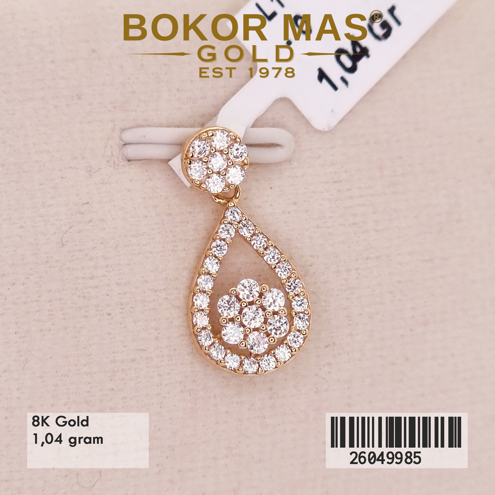 Liontin Permata Model Tetes - 26049985 - 8K