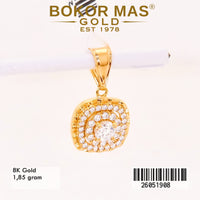 Liontin Permata Model Kotak - 26051908 - 8K