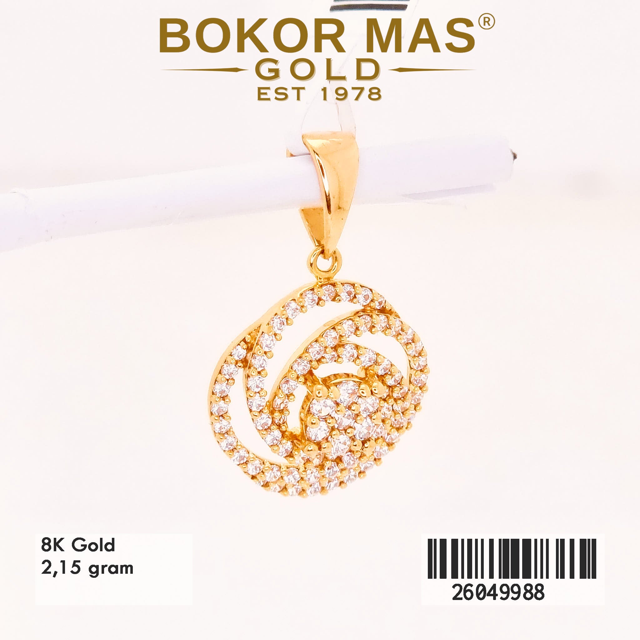 Liontin Model Permata - 26049988 - 8K