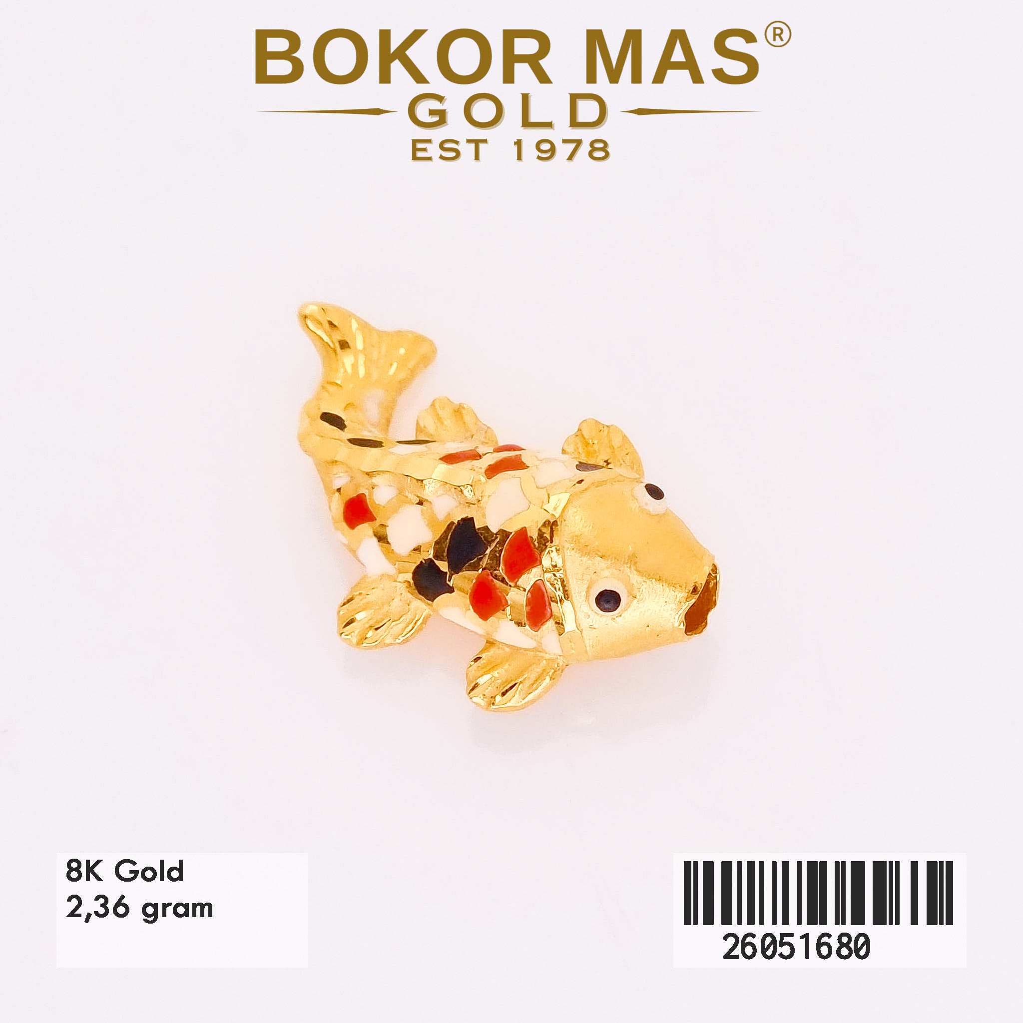 Liontin Charm Model Ikan Cat - 26051680 - 8K