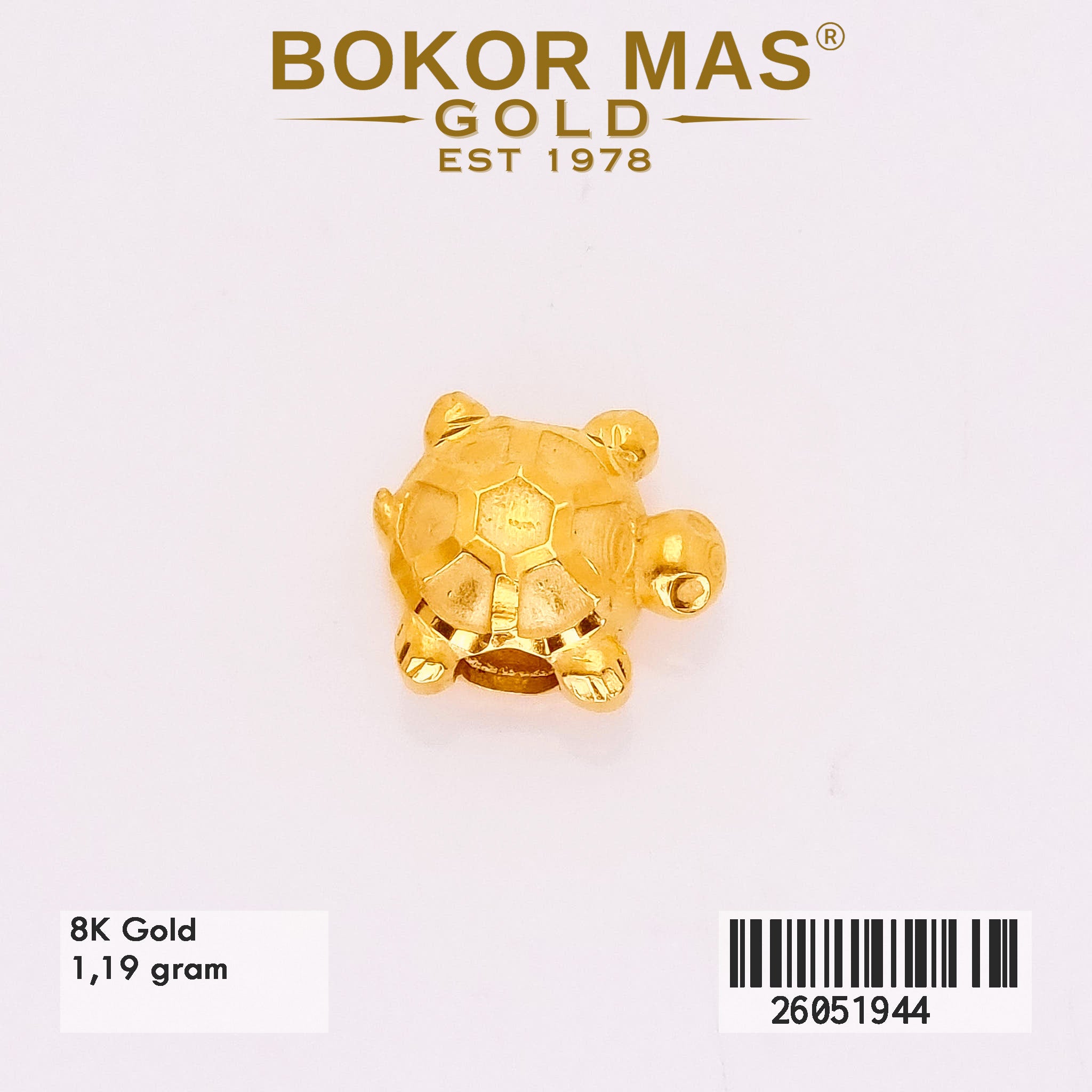 Liontin Charm Model Kura-kura Kuning - 26051944 - 8K