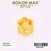 Liontin Model Huruf M Kuning - 26033395 - 8K