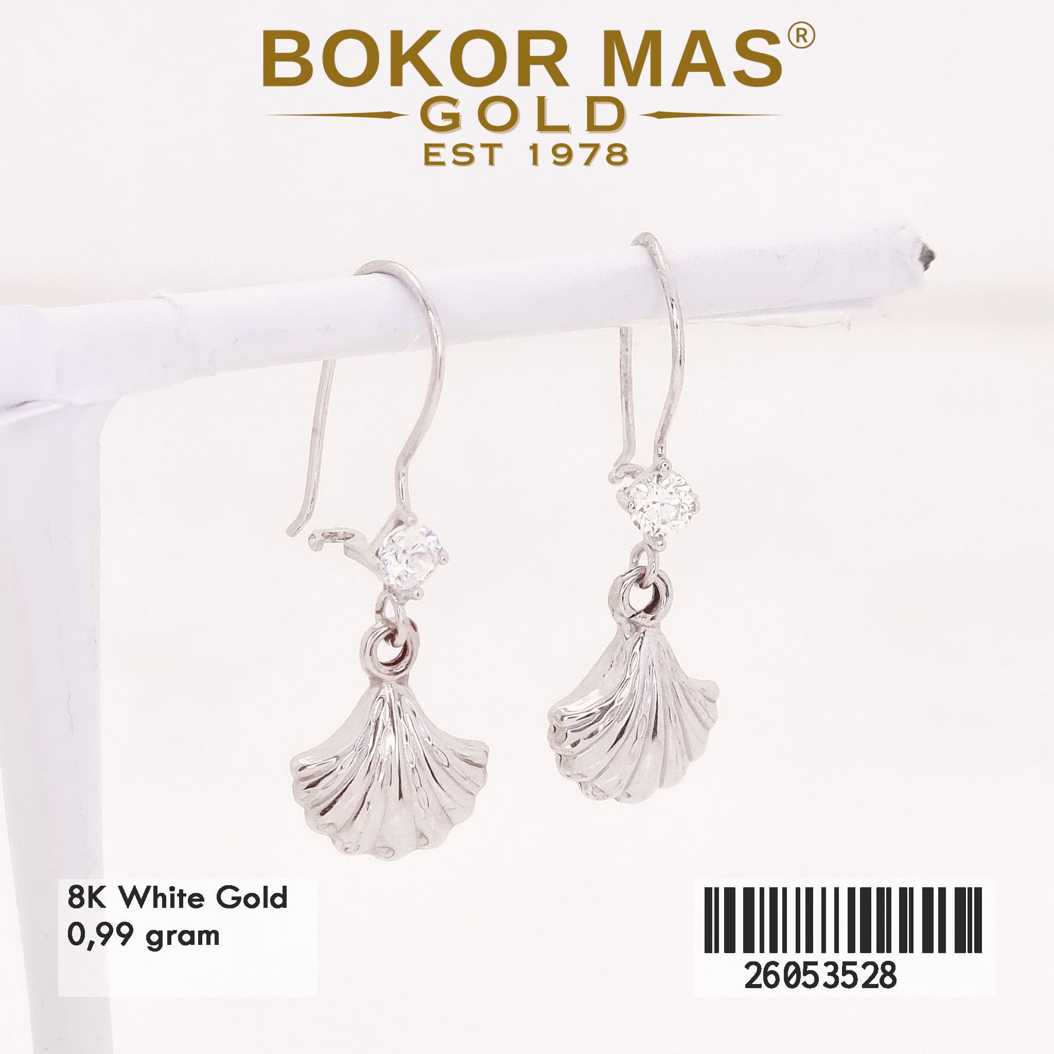 Anting Gerak Model Kerang - 26053528 - 8K