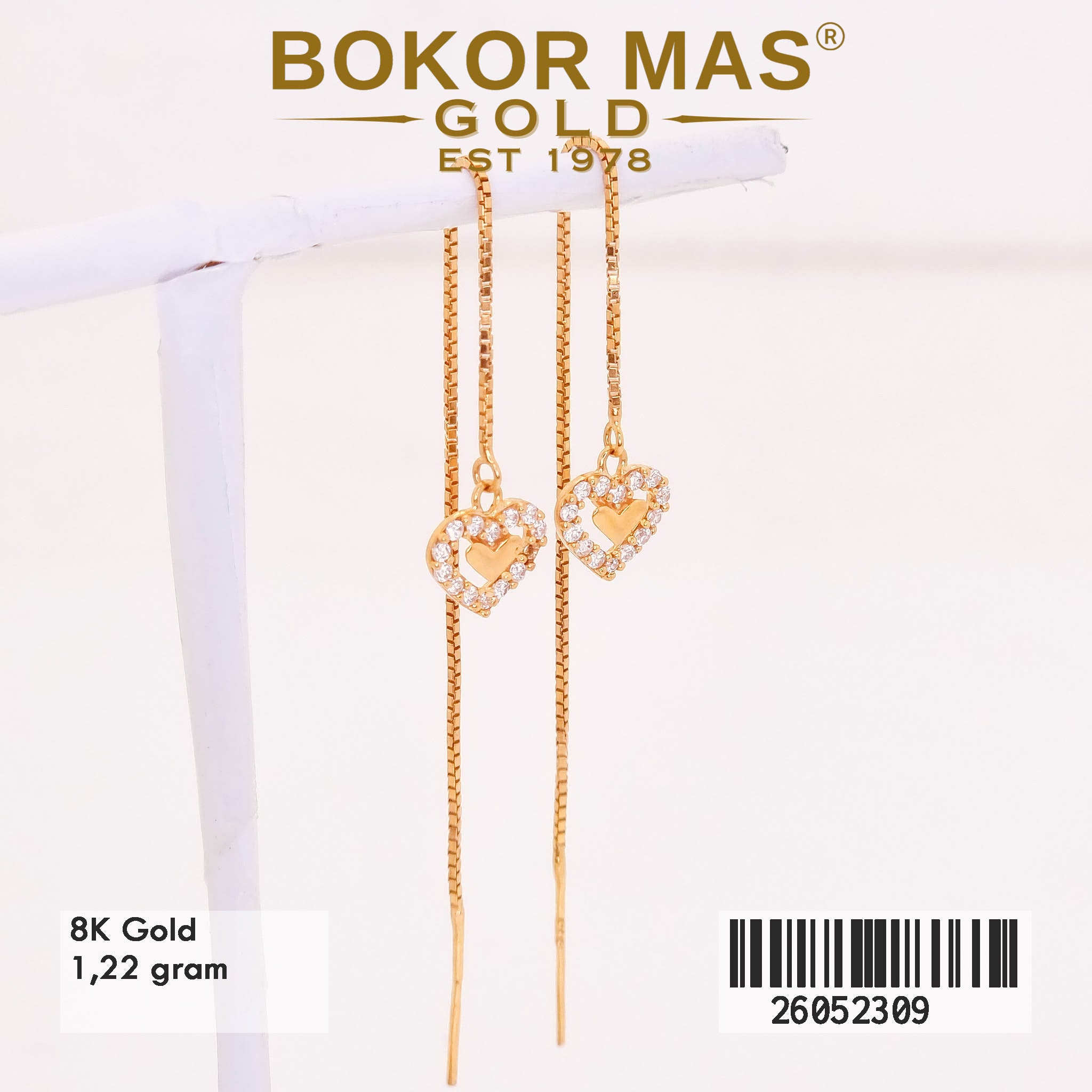 Anting Slundupan Permata Hati - 26052309 - 8K