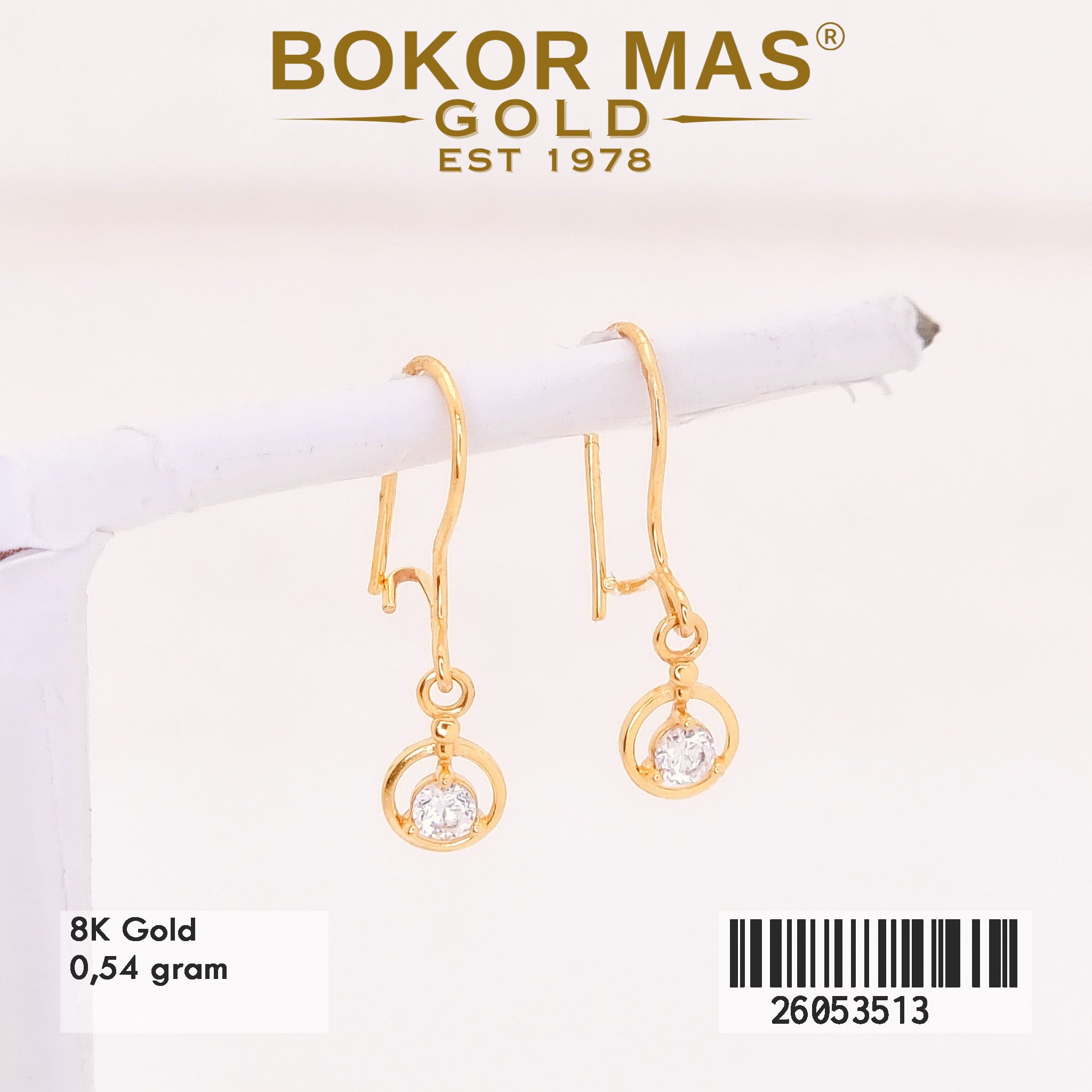Anting Gerak Permata - 26053513 - 8K