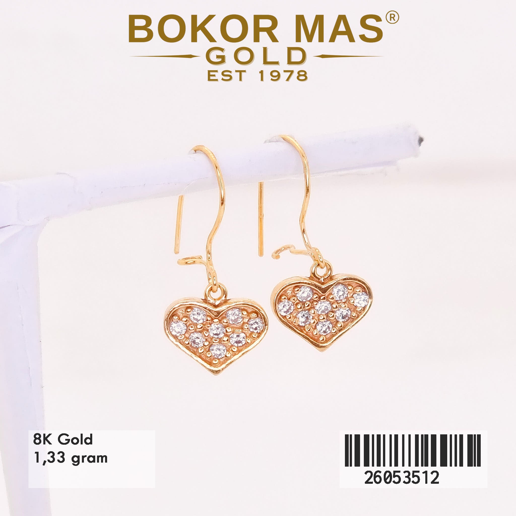 Anting Gerak Permata Hati - 26053512 - 8K