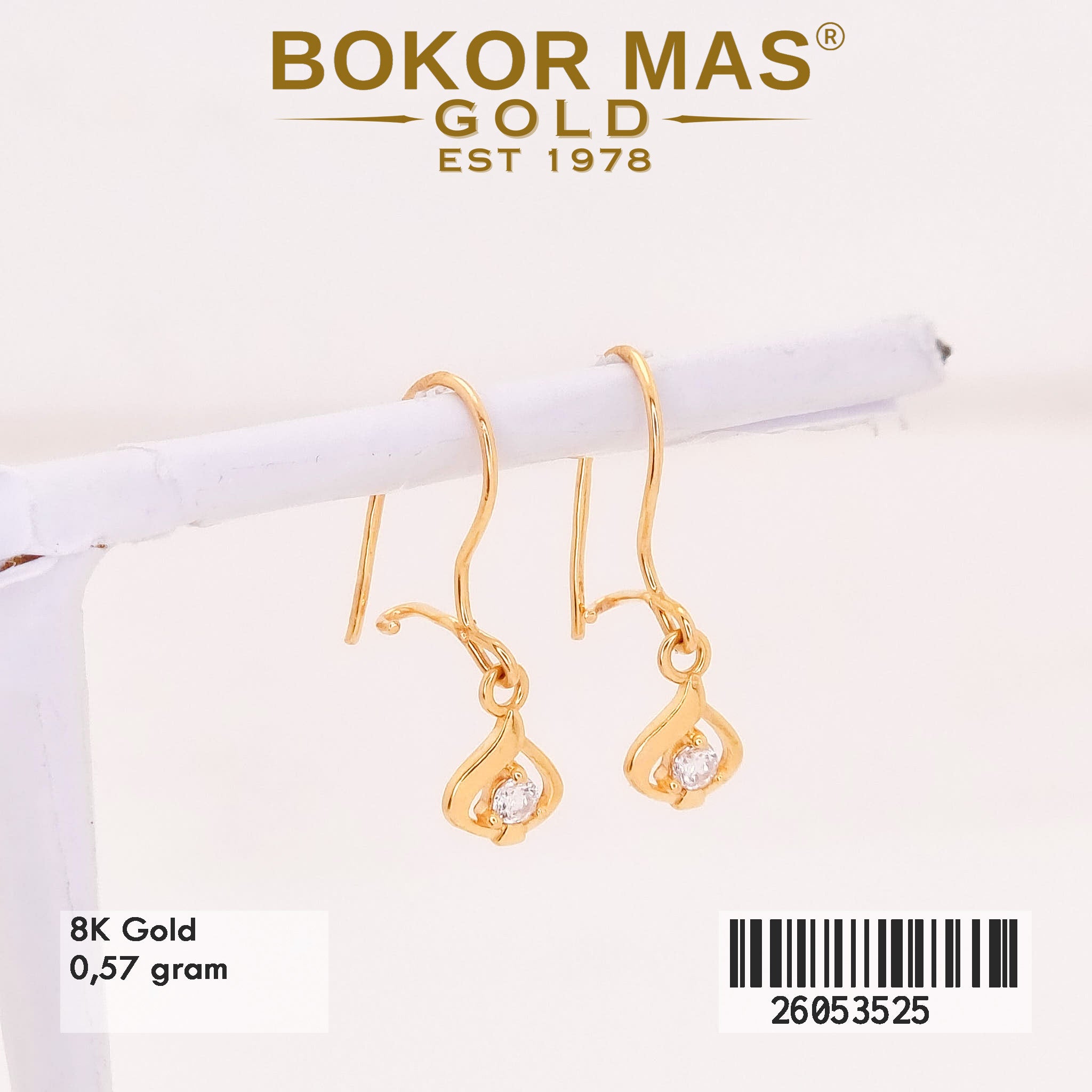 Anting Gerak Permata - 26053525 - 8K