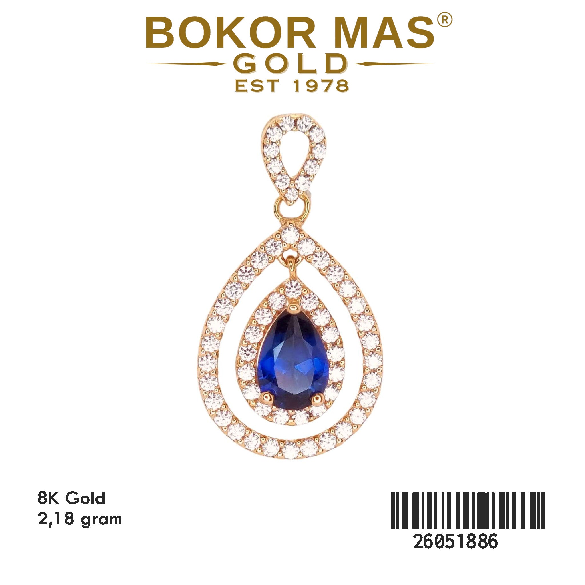 Liontin Permata Biru - 26051886 - 8K