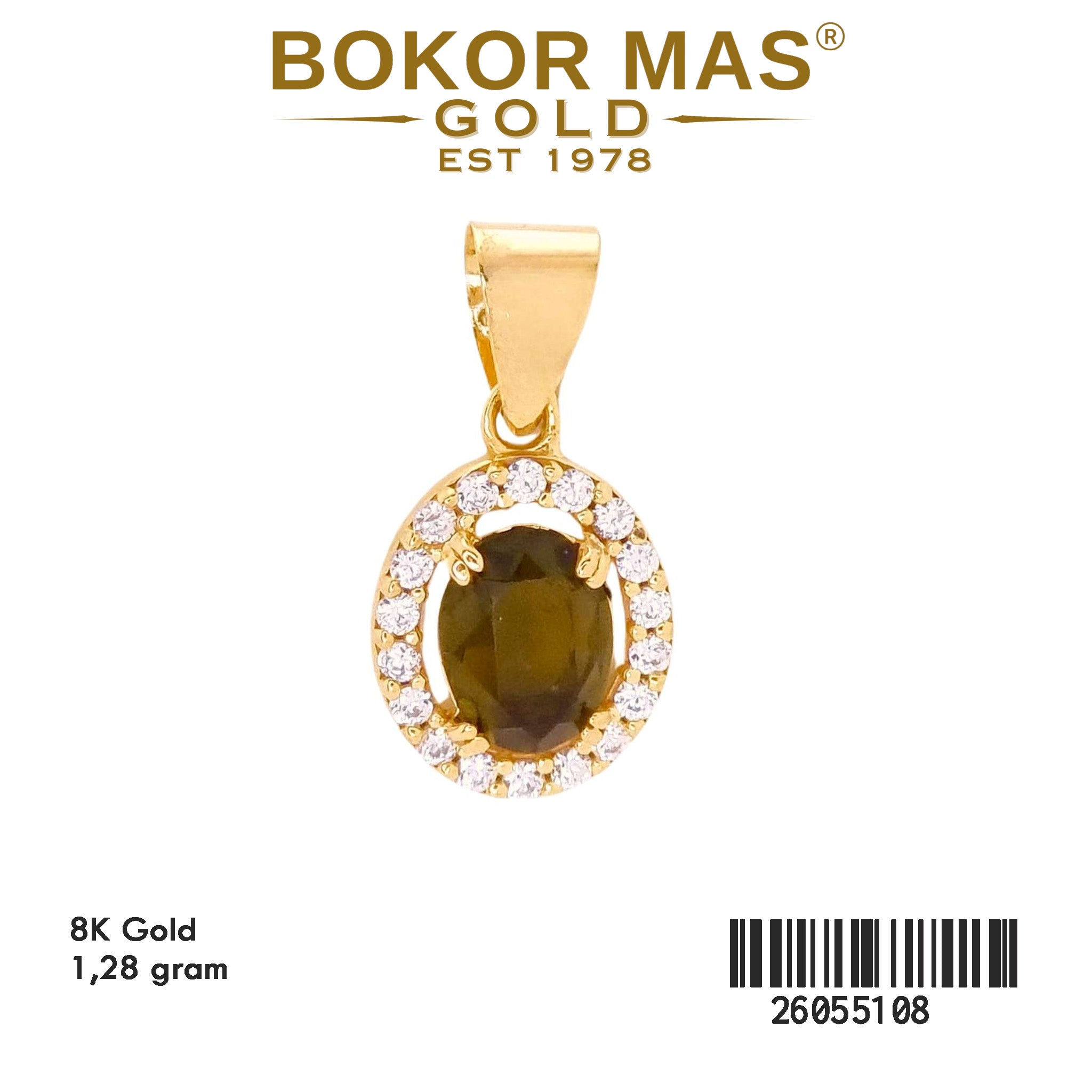 Liontin Permata Hijau - 26055108 - 8K
