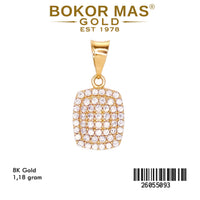 Liontin Permata Model Kotak - 26055093 - 8K