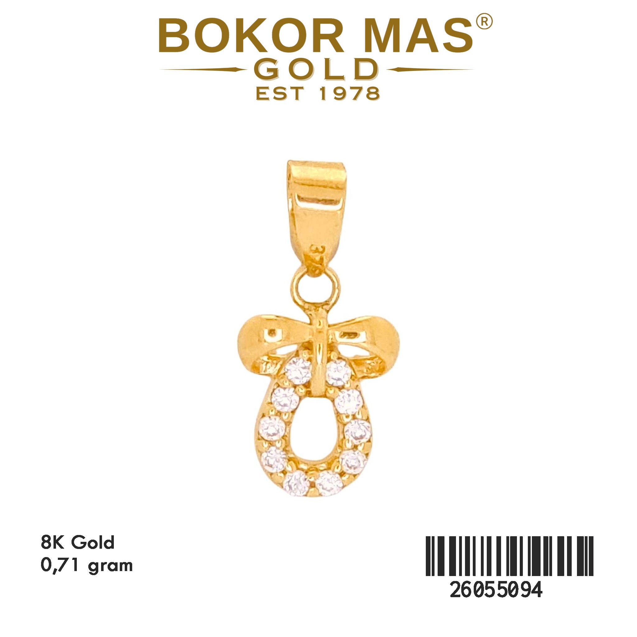Liontin Model Pita Permata - 26055094 - 8K