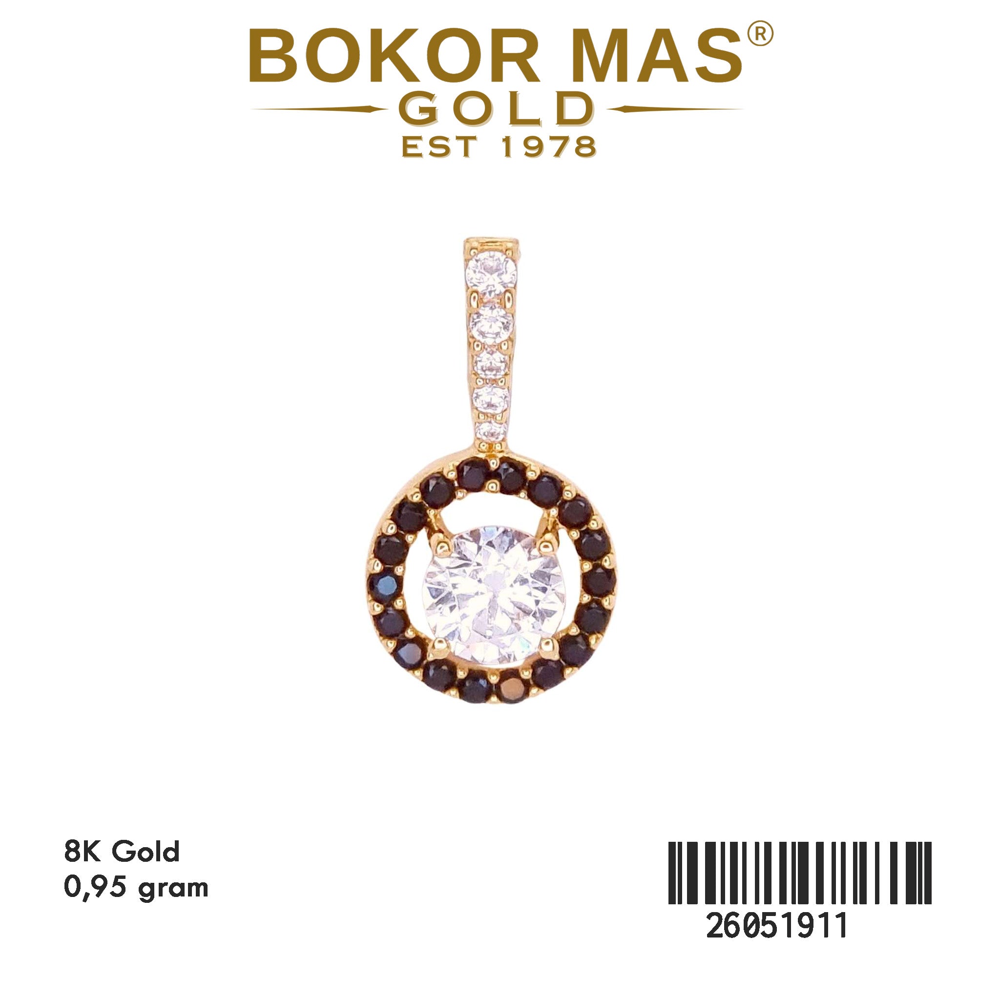 Liontin Permata Hitam - 26051911 - 8K