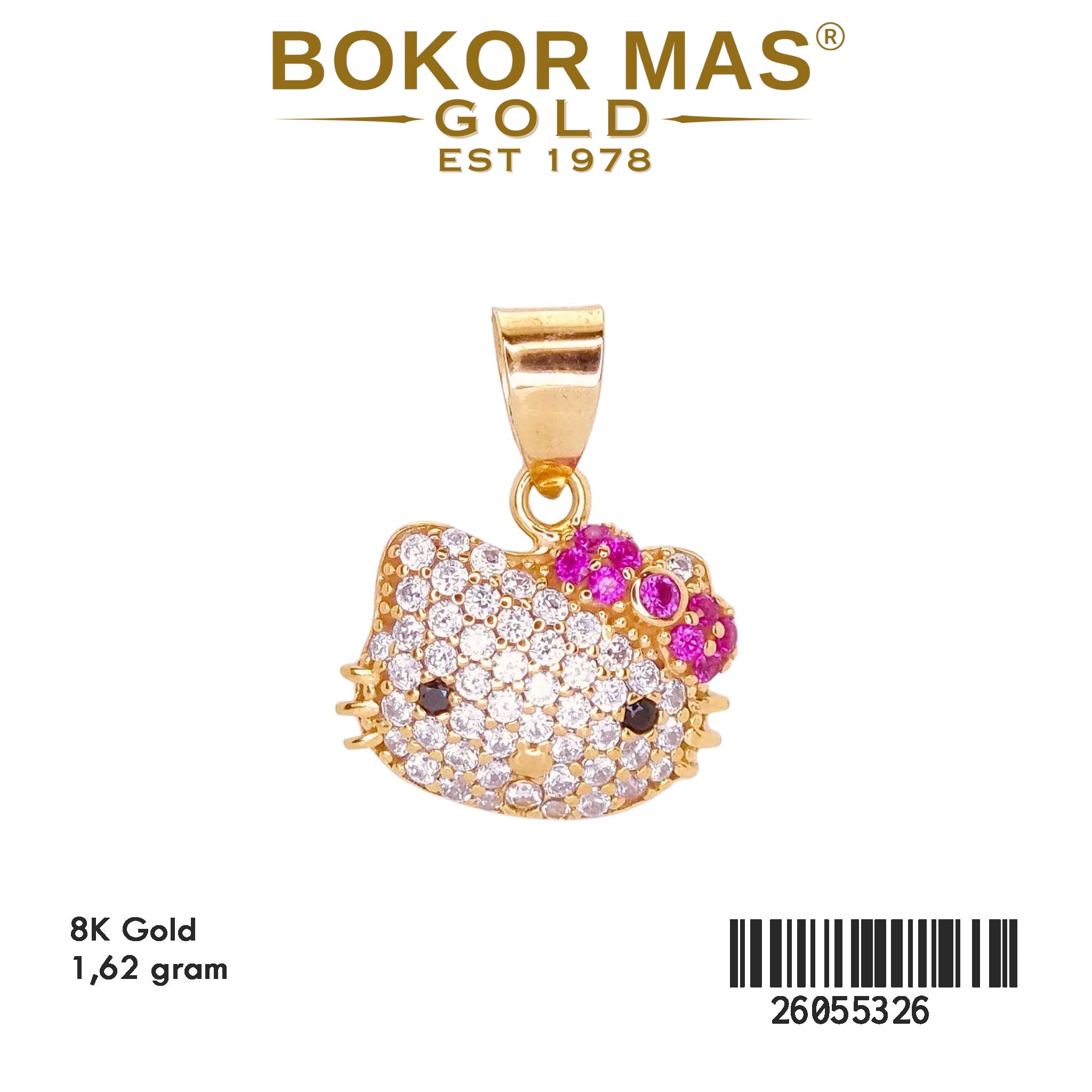 Liontin Model Hellokity Permata - 26055326 - 8K