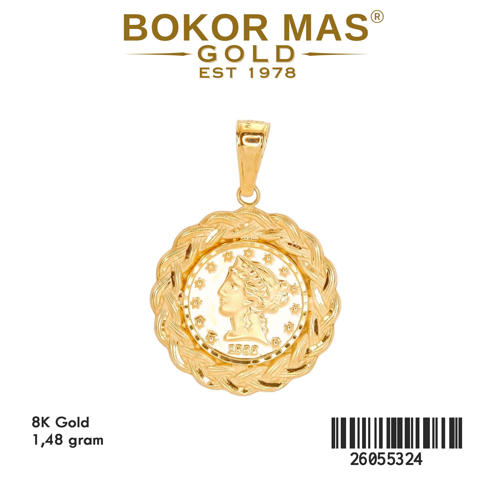 Liontin Model Kuning - 26055324 - 8K