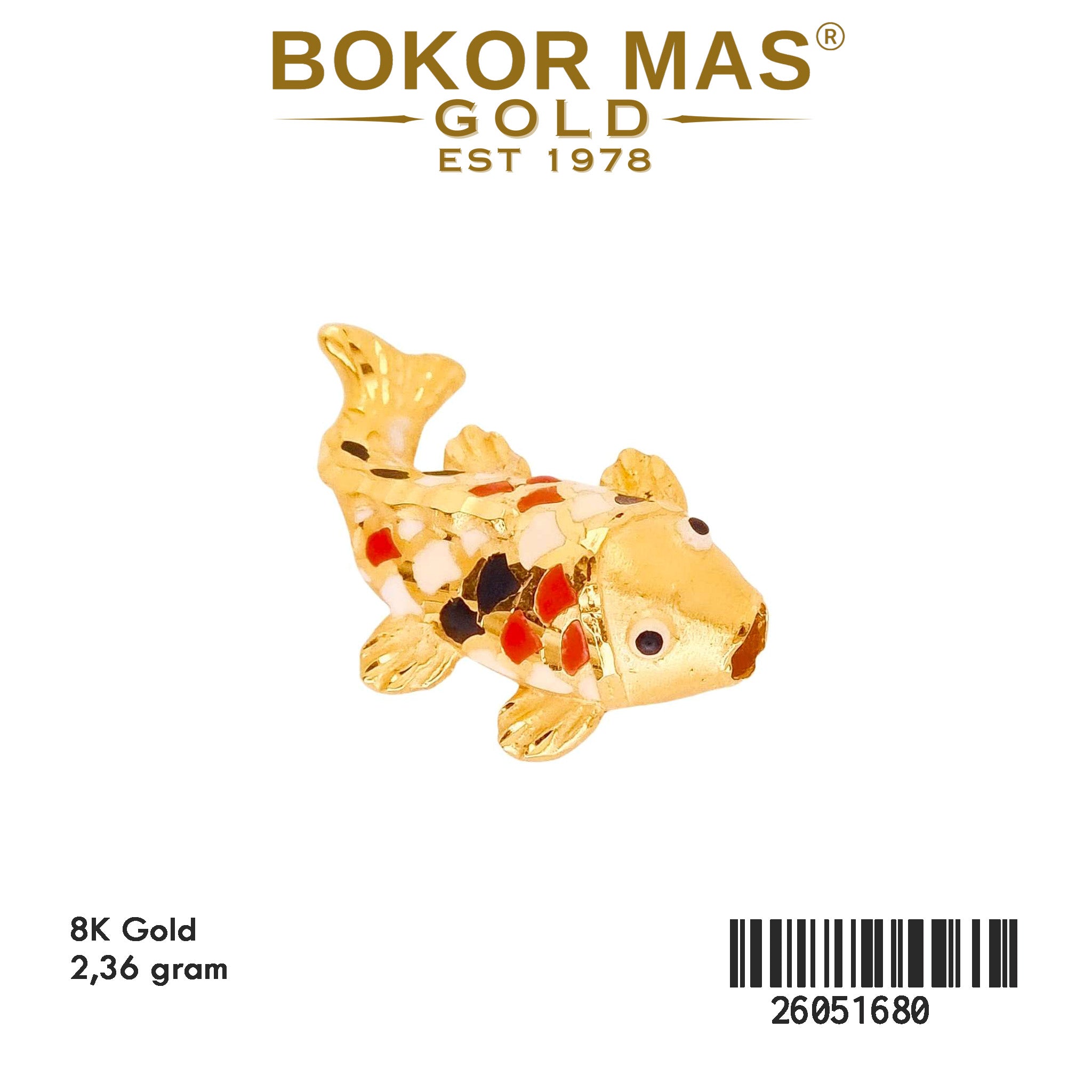 Liontin Charm Model Ikan Cat - 26051680 - 8K