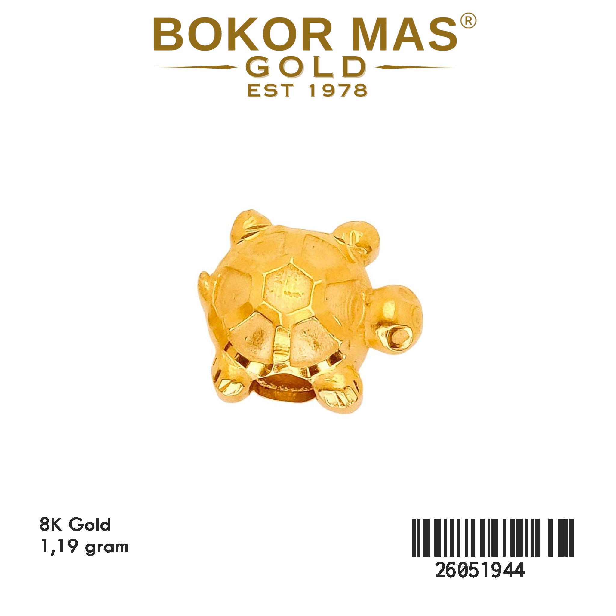 Liontin Charm Model Kura-kura Kuning - 26051944 - 8K