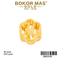 Liontin Model Huruf M Kuning - 26033395 - 8K