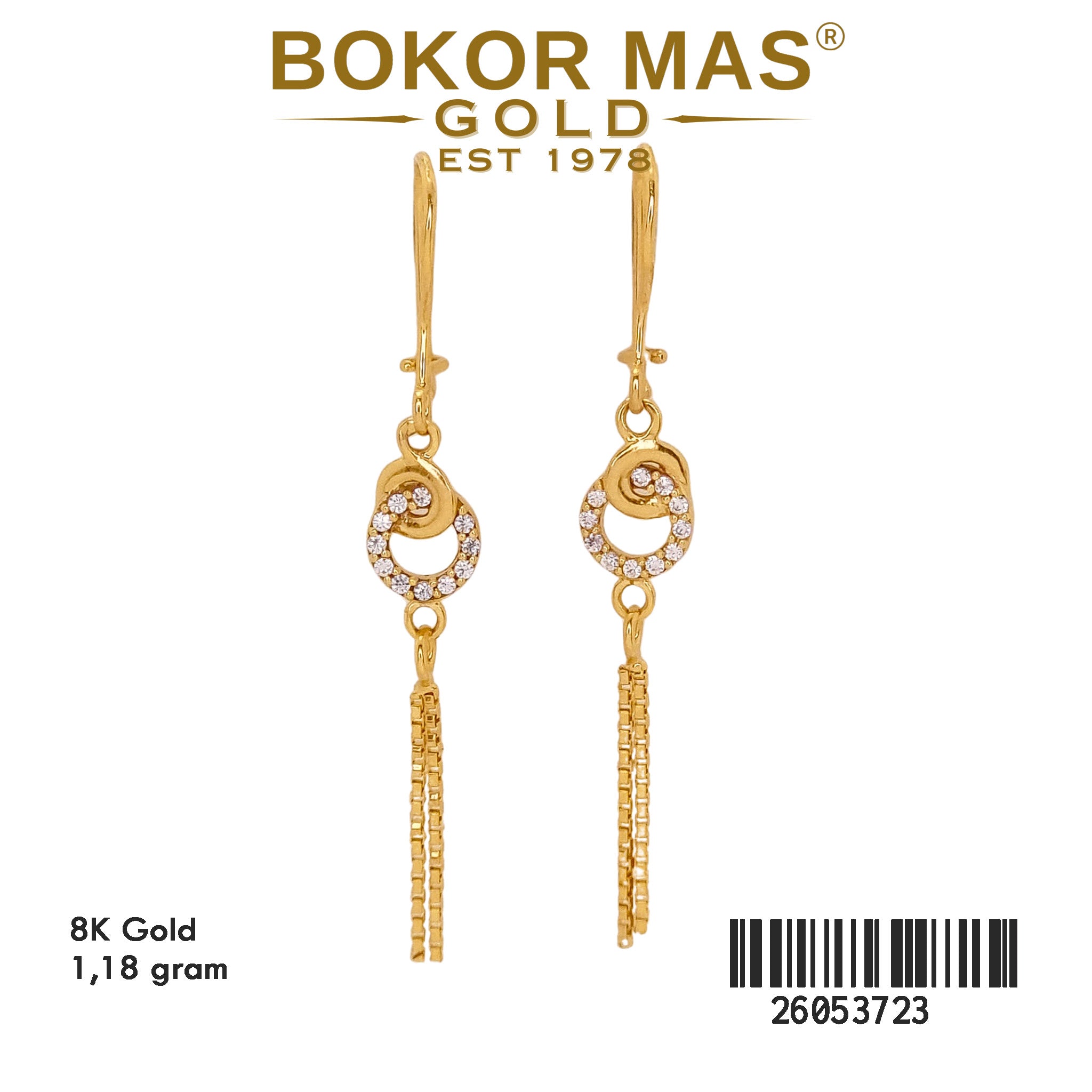 Anting Model KDY Permata - 26053723 - 8K