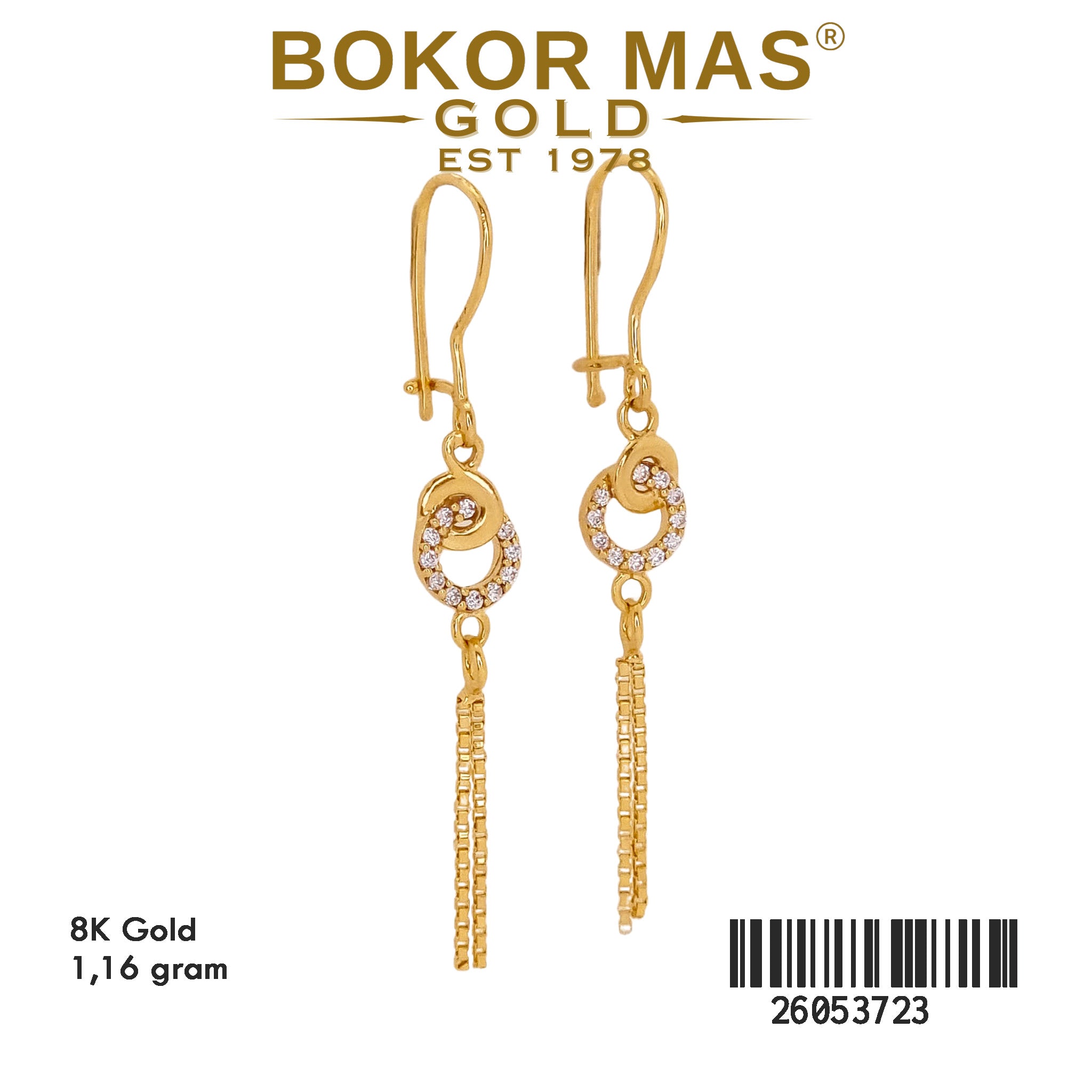 Anting Model KDY Permata - 26053723 - 8K
