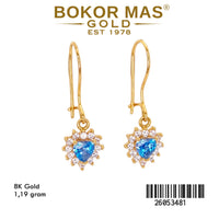 Anting Gerak Permata Biru - 26053481 - 8K