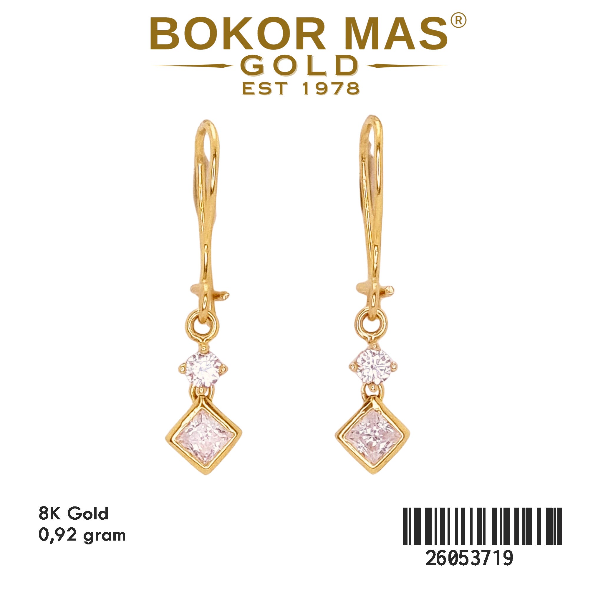 Anting Gerak Model Permata - 26053719 - 8K