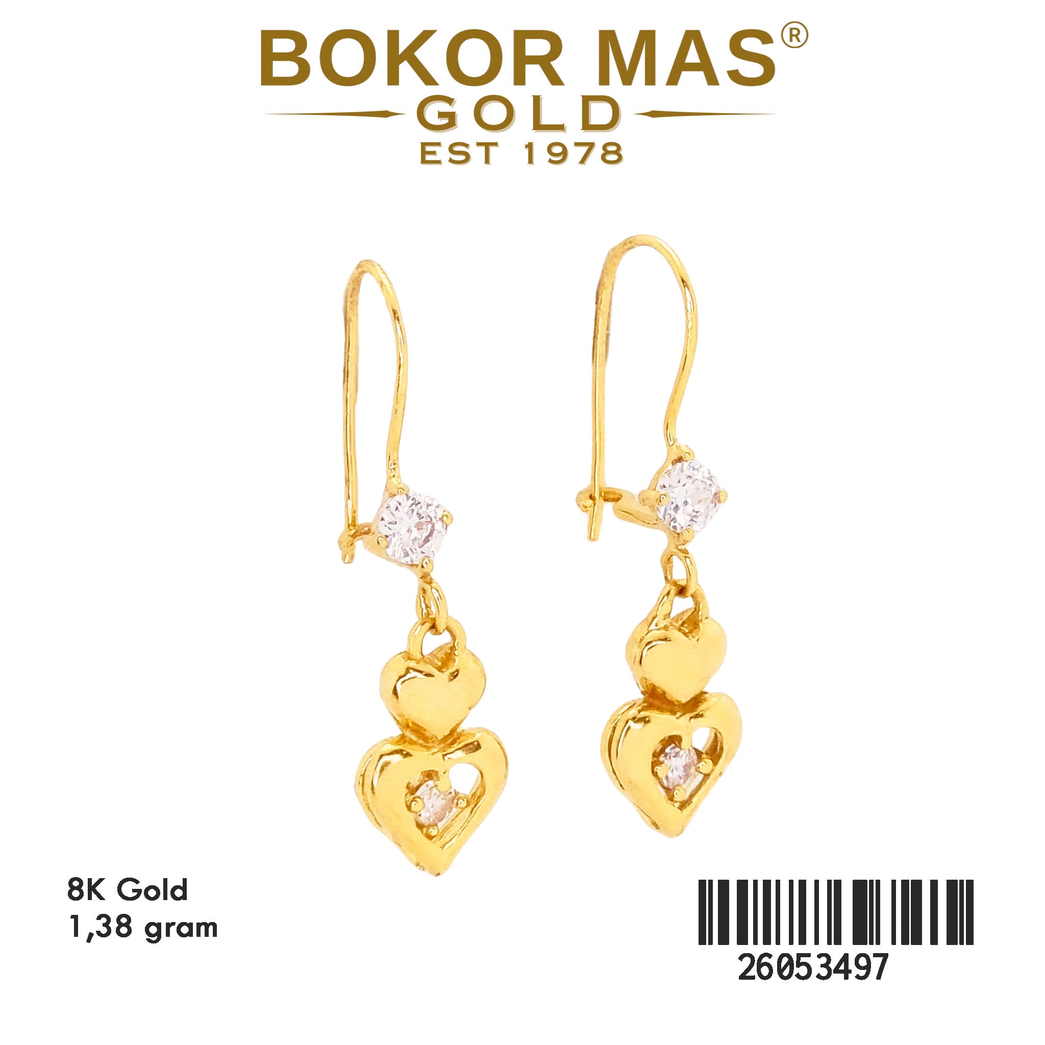Anting Gerak Model Permata - 26053497 - 8k