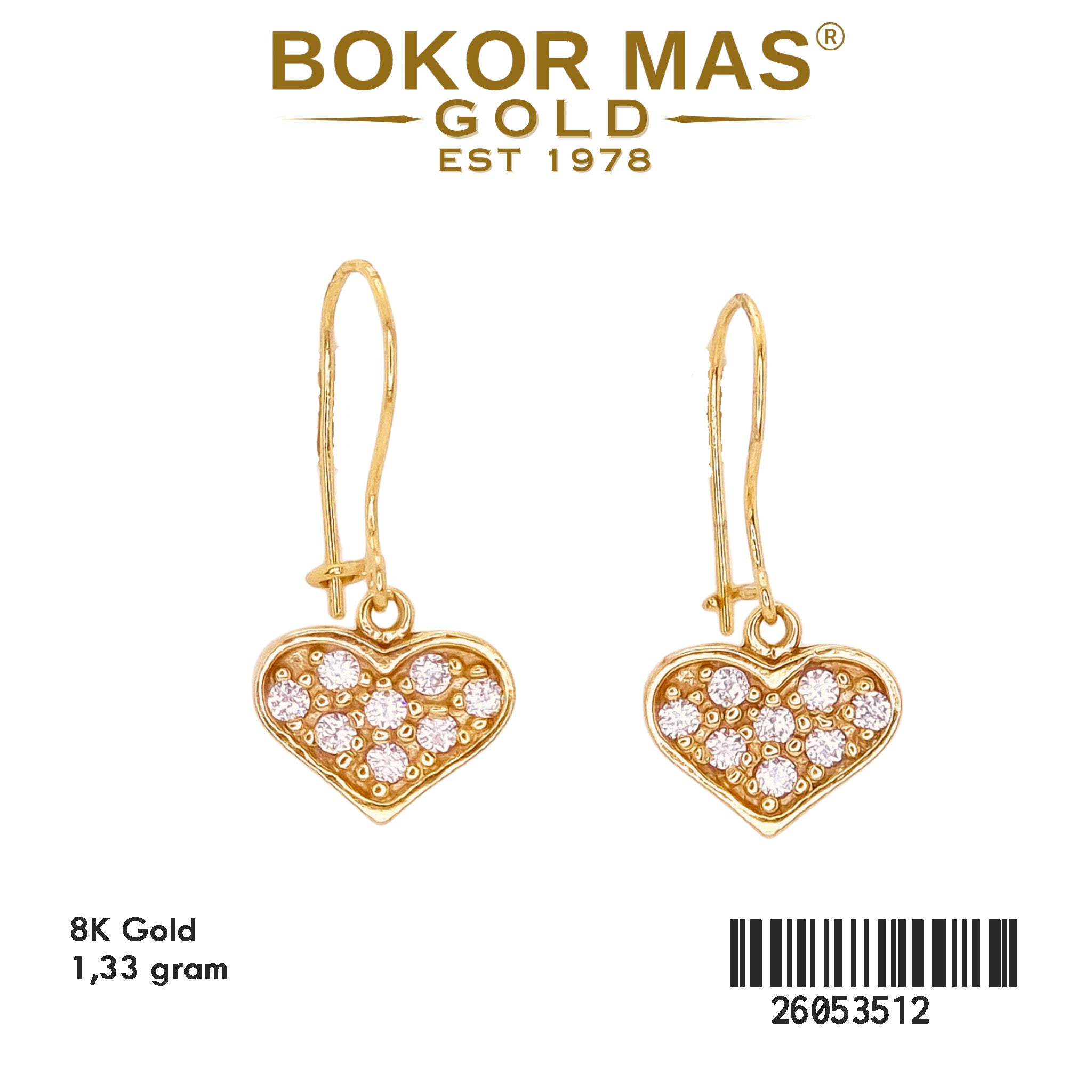 Anting Gerak Permata Hati - 26053512 - 8K