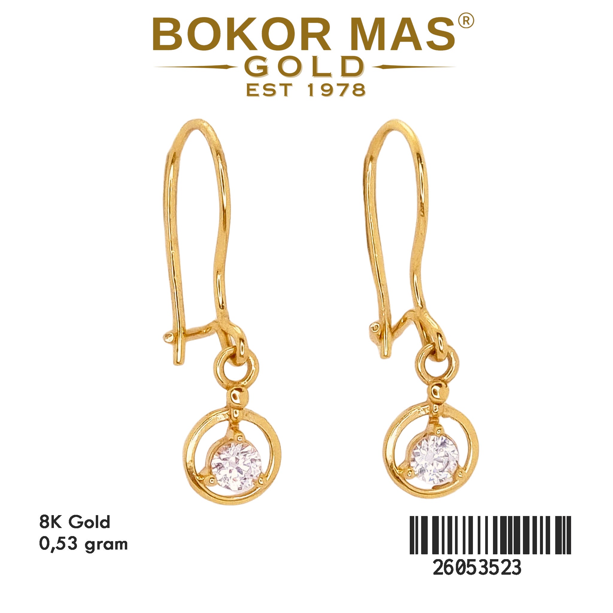 Anting Gerak Permata - 26053523 - 8K