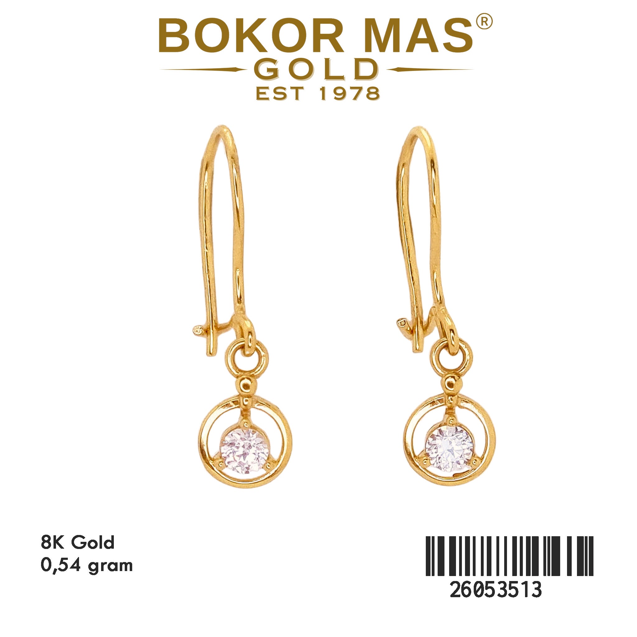 Anting Gerak Permata - 26053513 - 8K