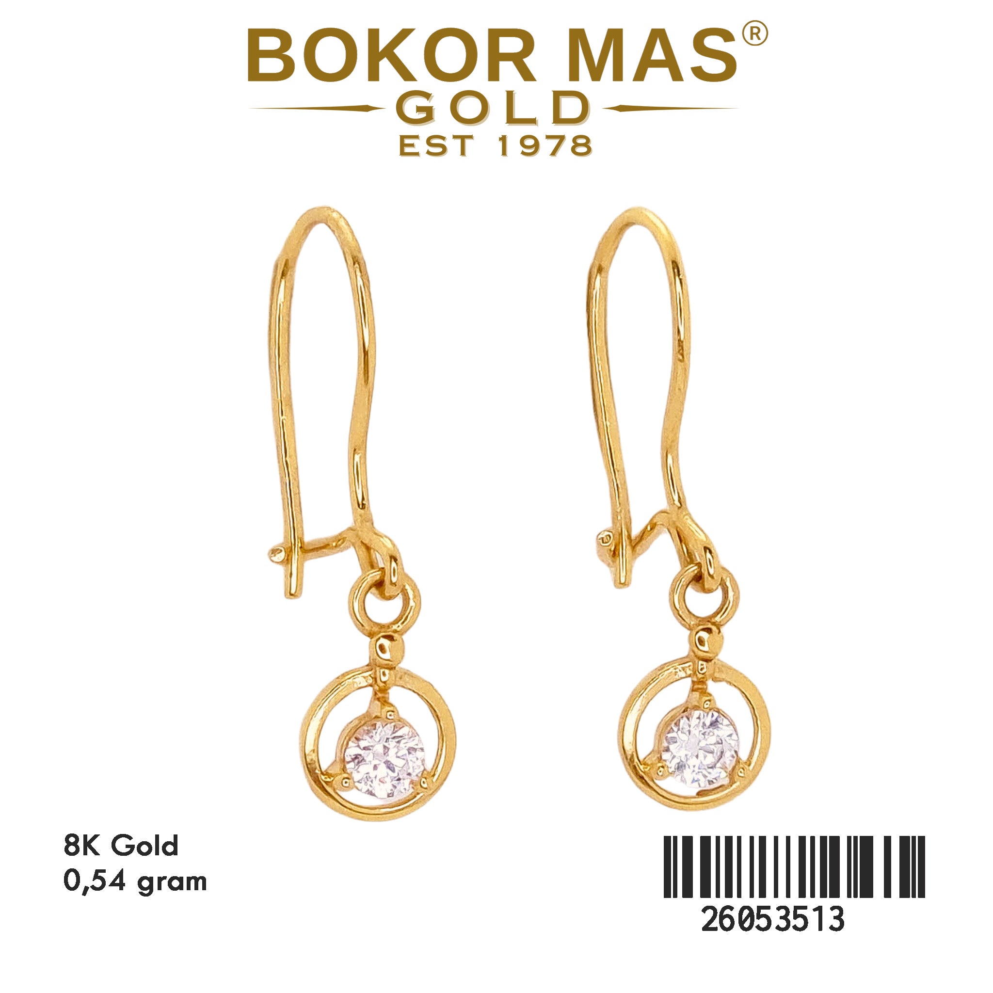 Anting Gerak Permata - 26053513 - 8K