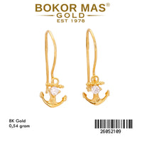 Anting Model Jangkar Permata - 26052109 - 8K