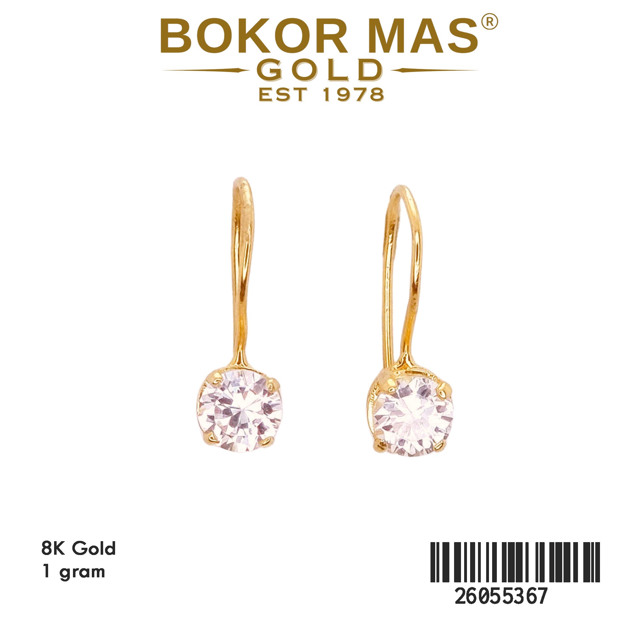Anting Model Permata  - 26055367 - 8K