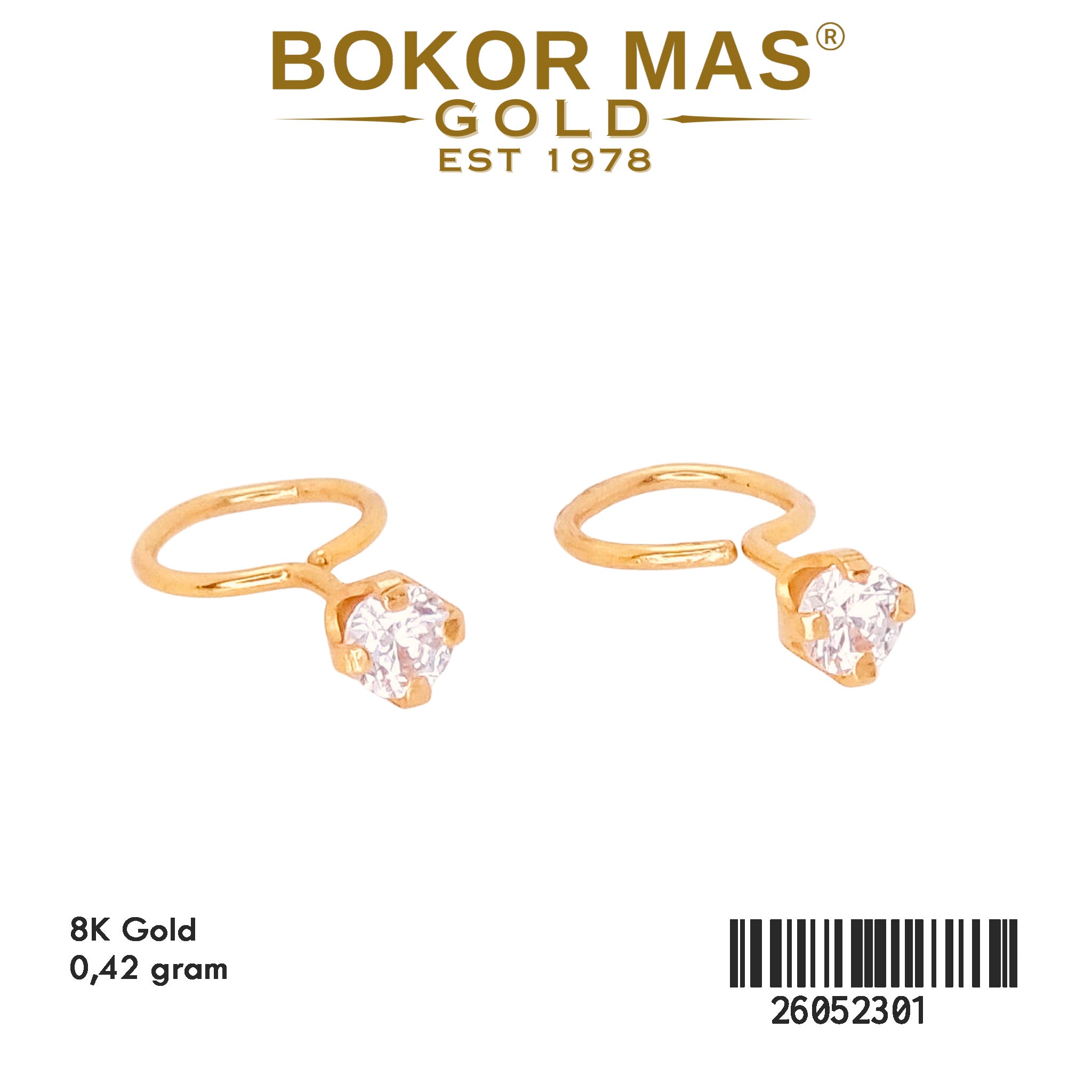 Giwang Tauge Permata - 26052301 - 8K