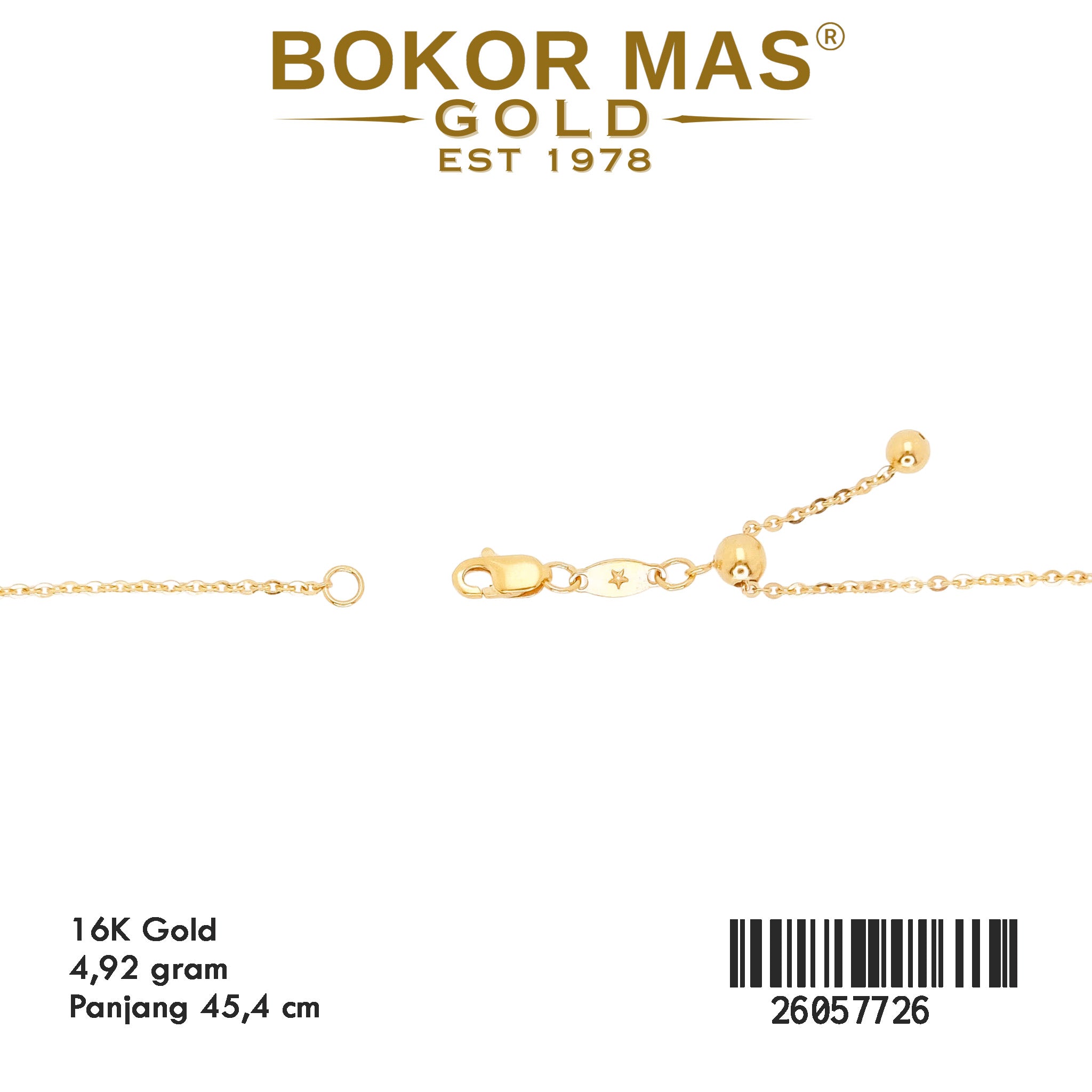 Kalung Siyem Bunga Hitam - 26057726 - 16K