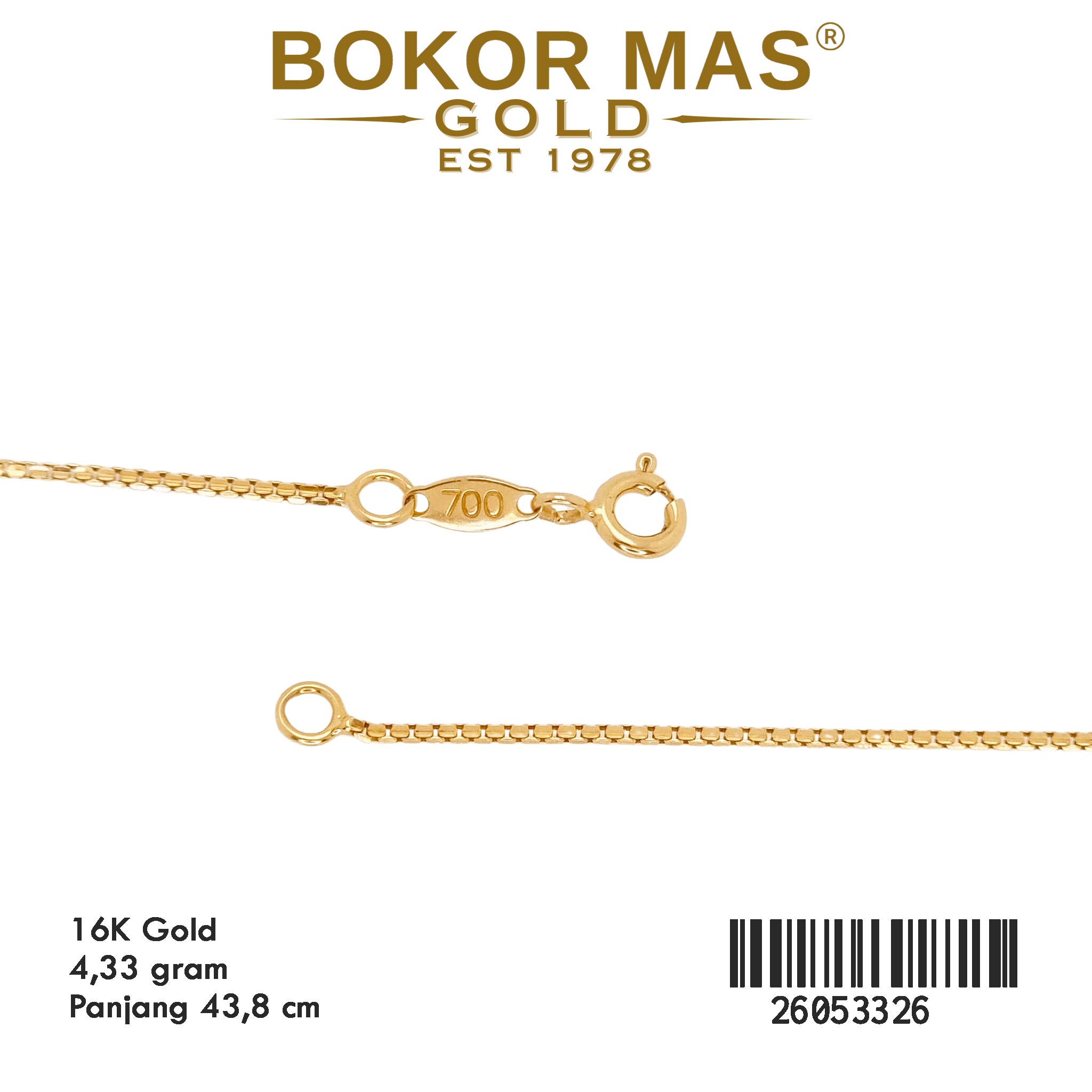 Kalung Italy Santa Permata - 26053326 - 16K