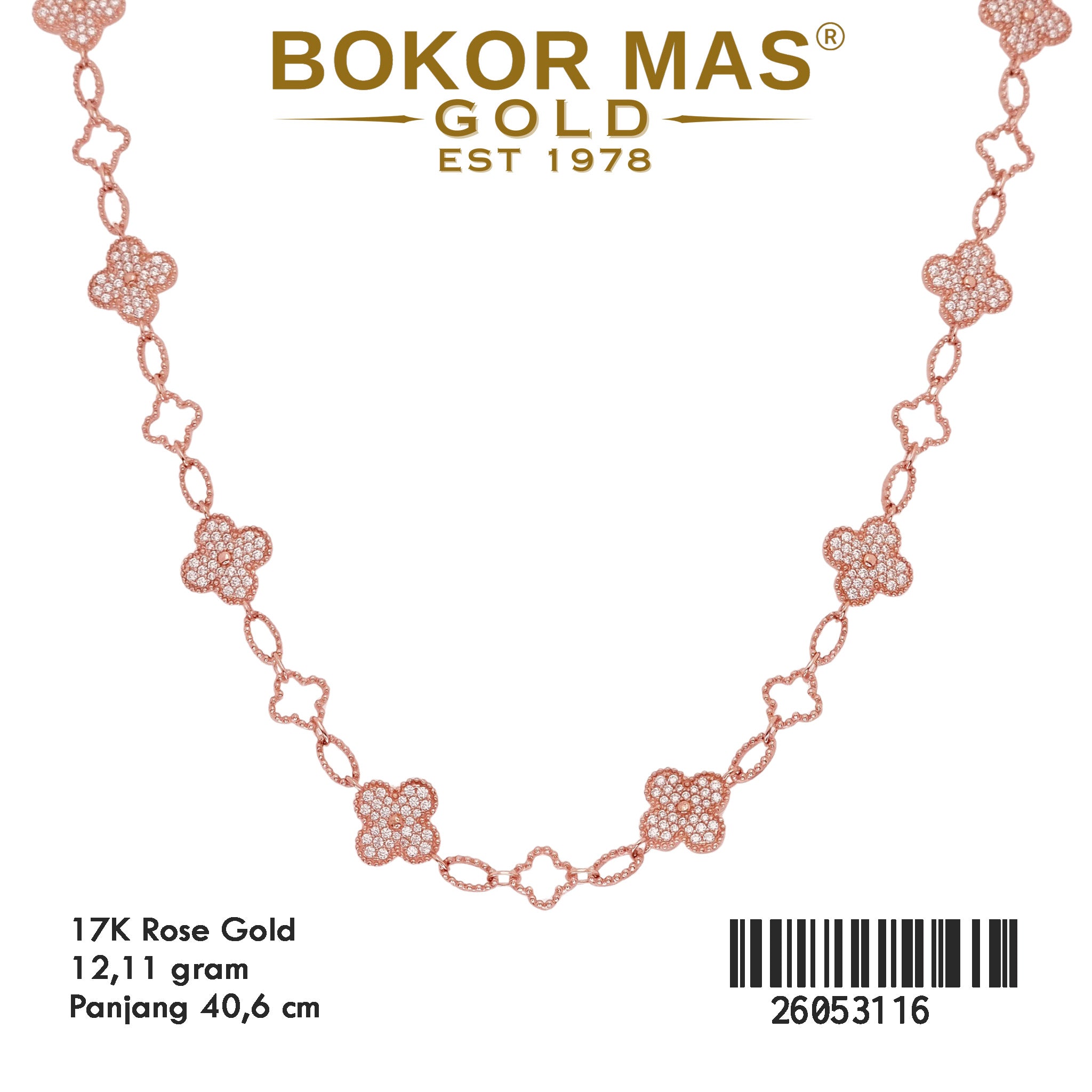 Kalung Rose Model Bunga - 26053116 - 17K