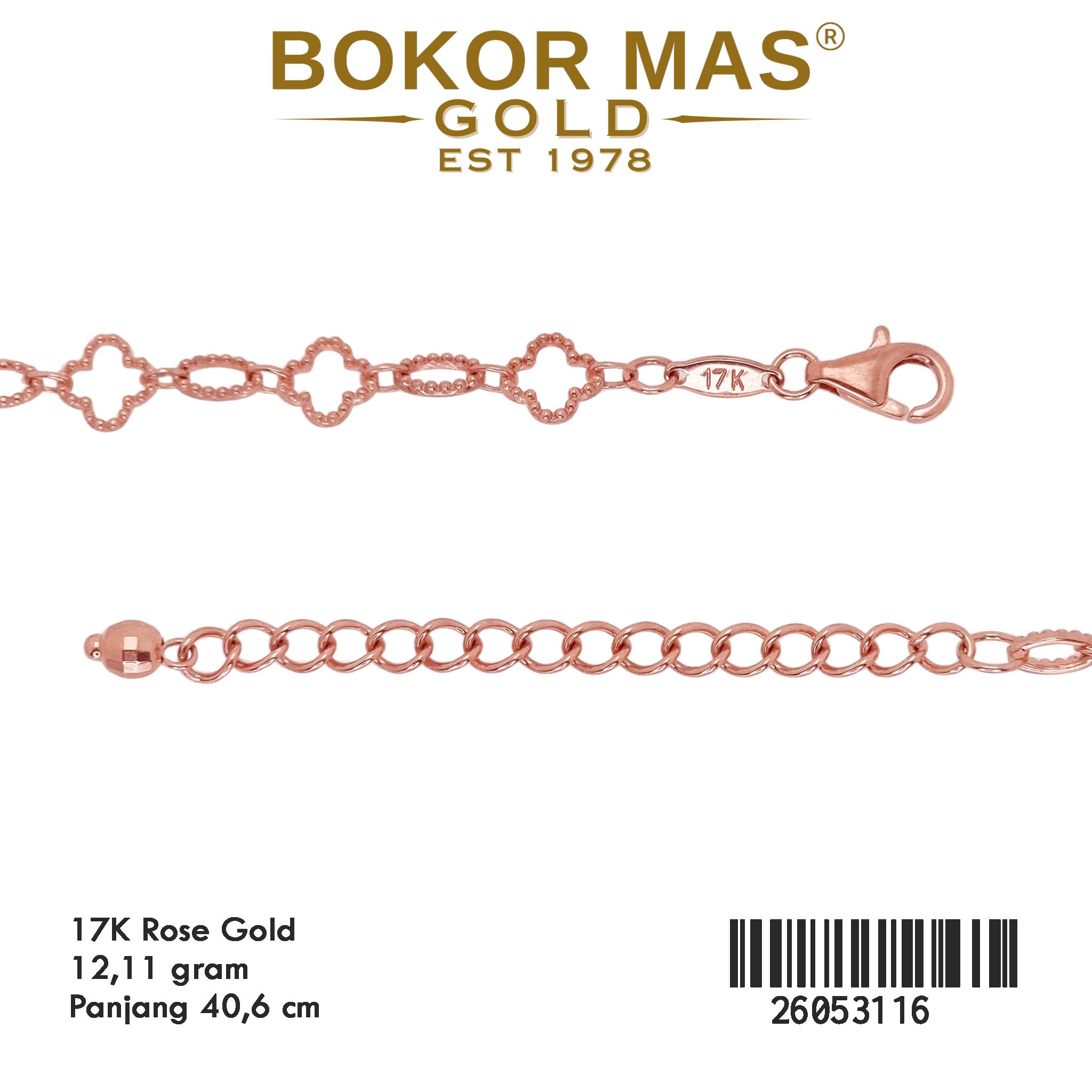 Kalung Rose Model Bunga - 26053116 - 17K