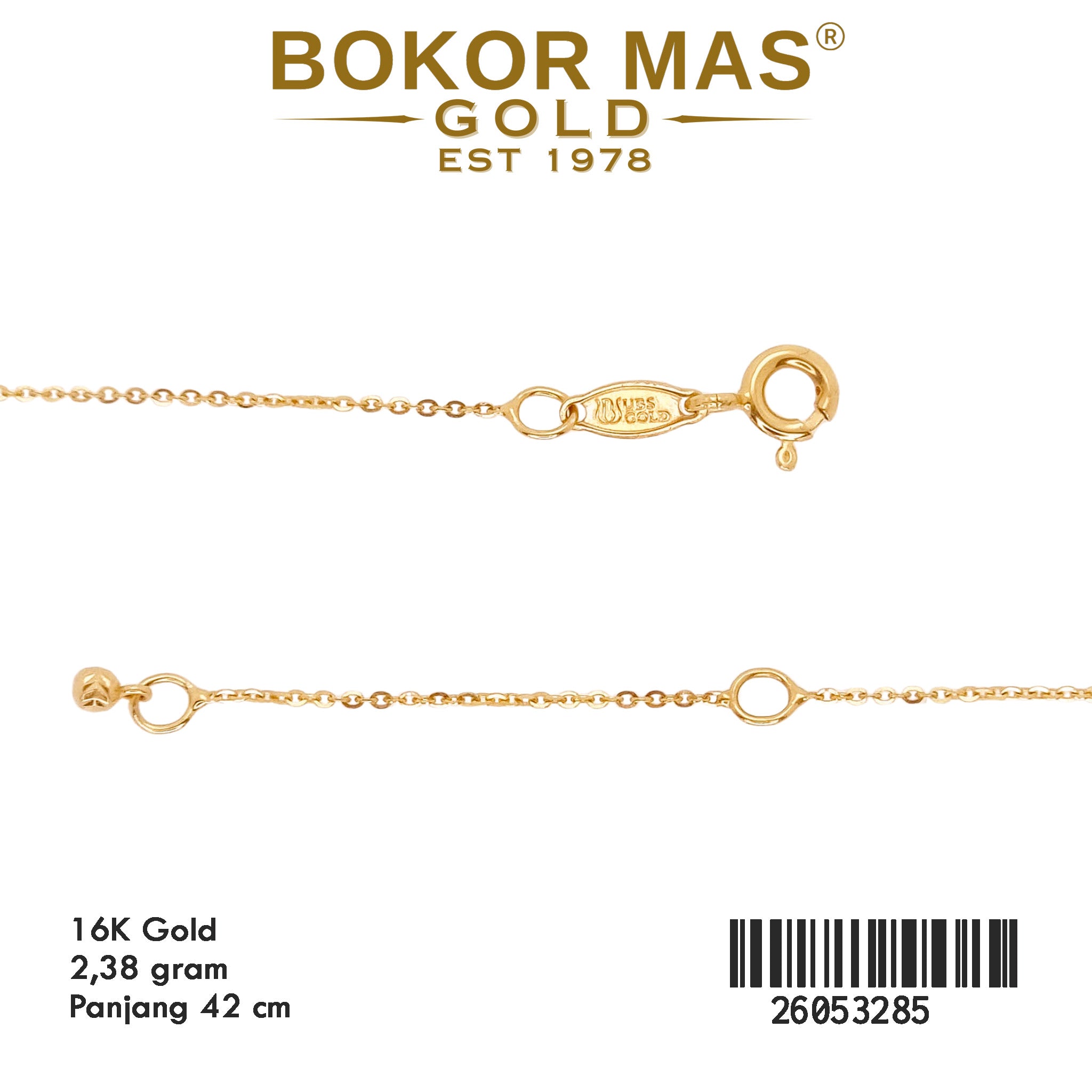 Kalung Siyem Hati Permata - 26053285 - 16K