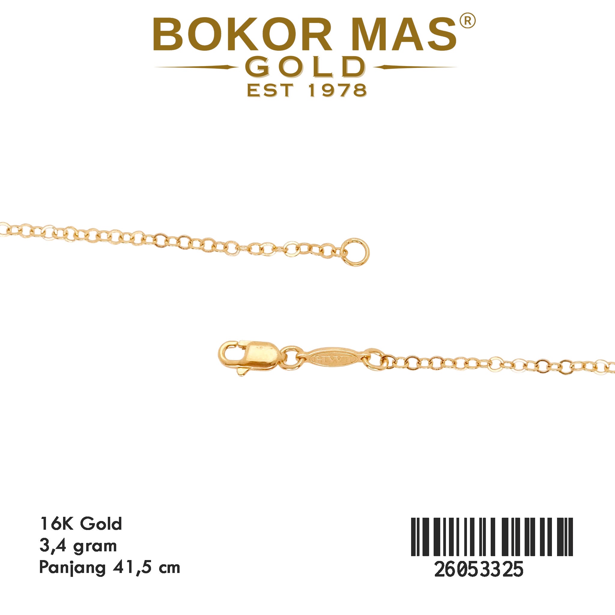 Kalung Model Permata - 26053325 - 16K