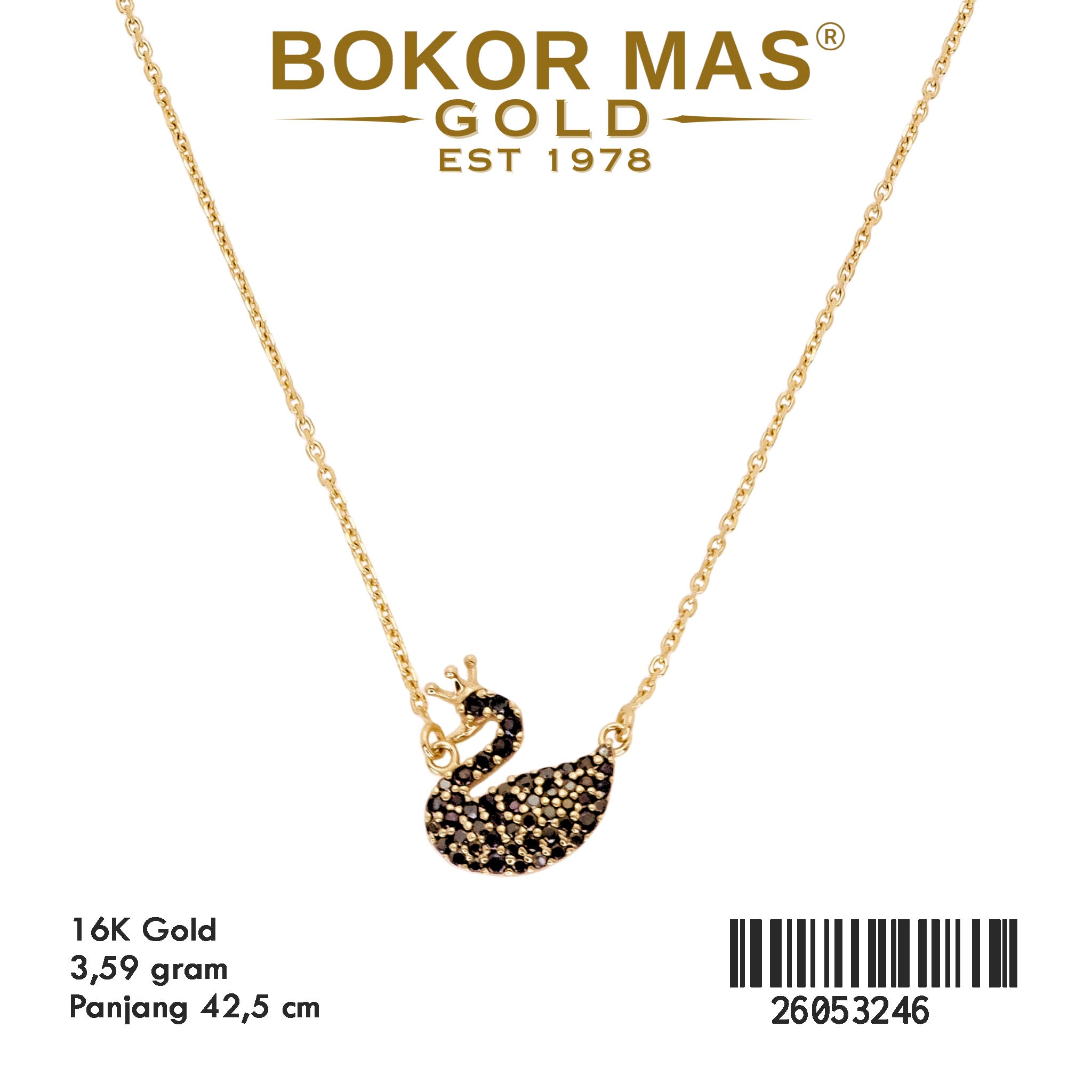 Kalung Siyem Model Swan - 26053246 - 16K