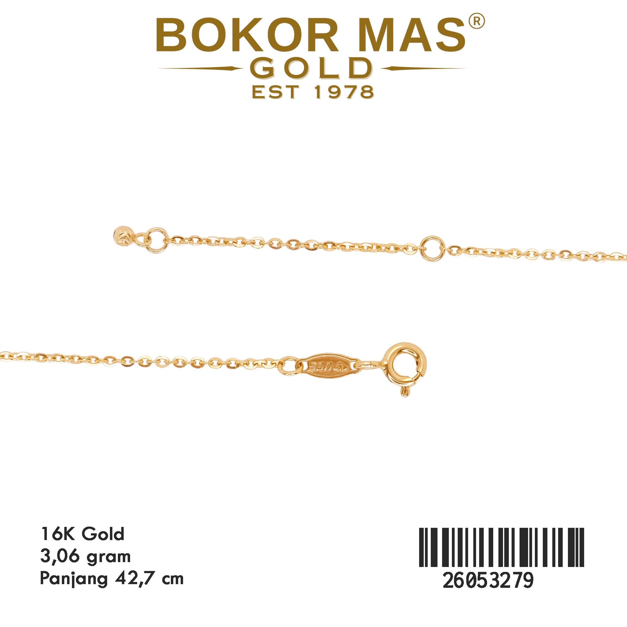 Kalung Siyem Hati Permata - 26053279 - 16K
