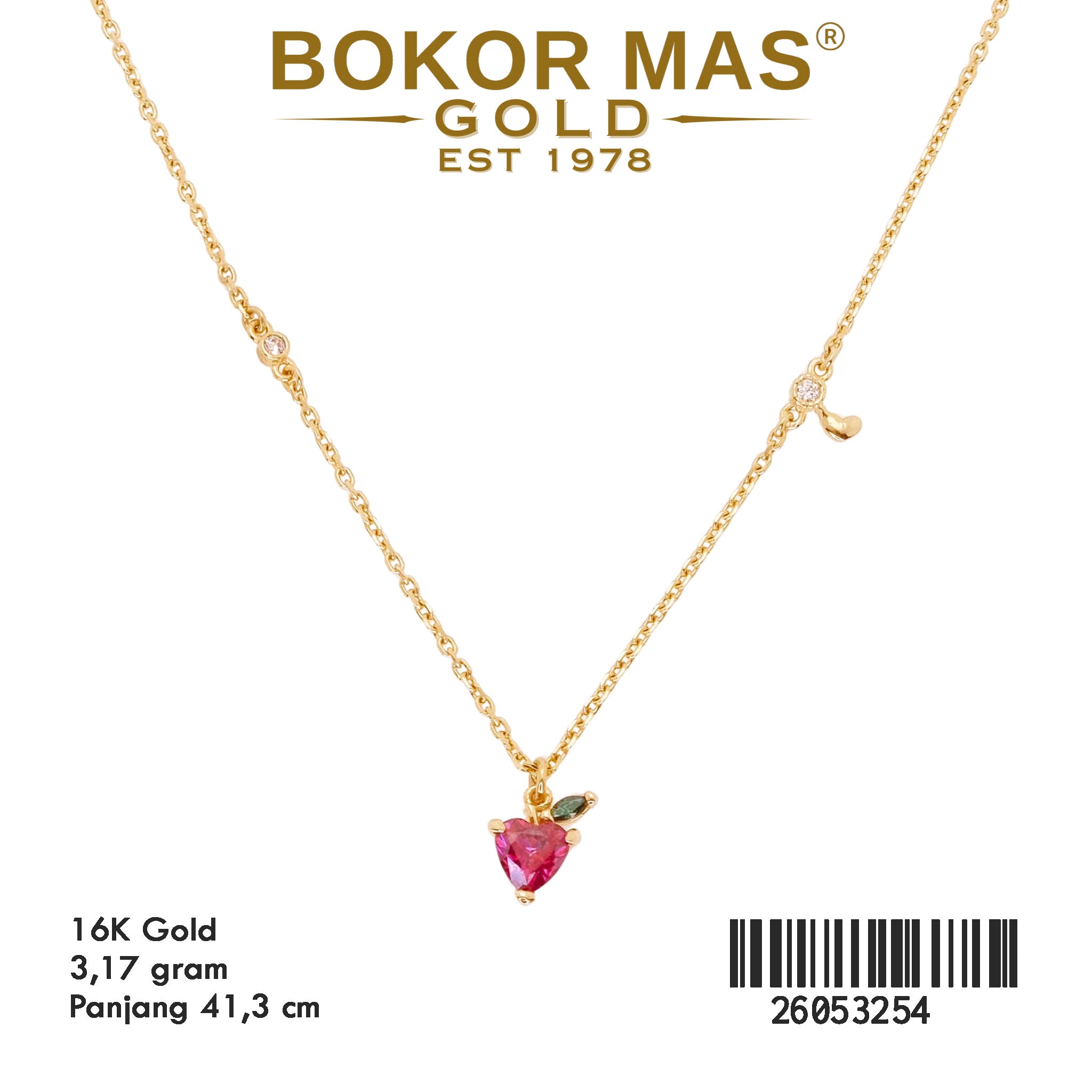 Kalung Siyem Permata Merah - 26053254 - 16K