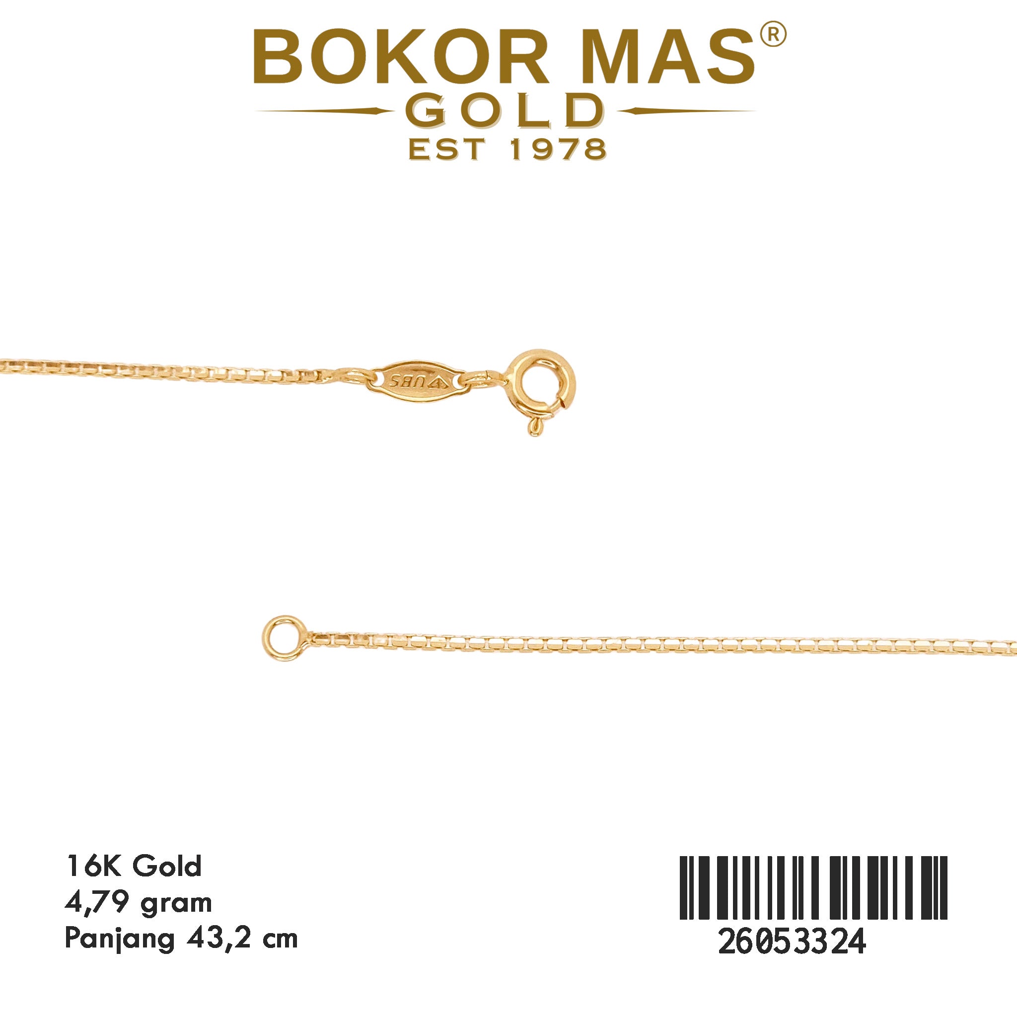 Kalung Italy Santa Hati Permata - 26053324 - 16K