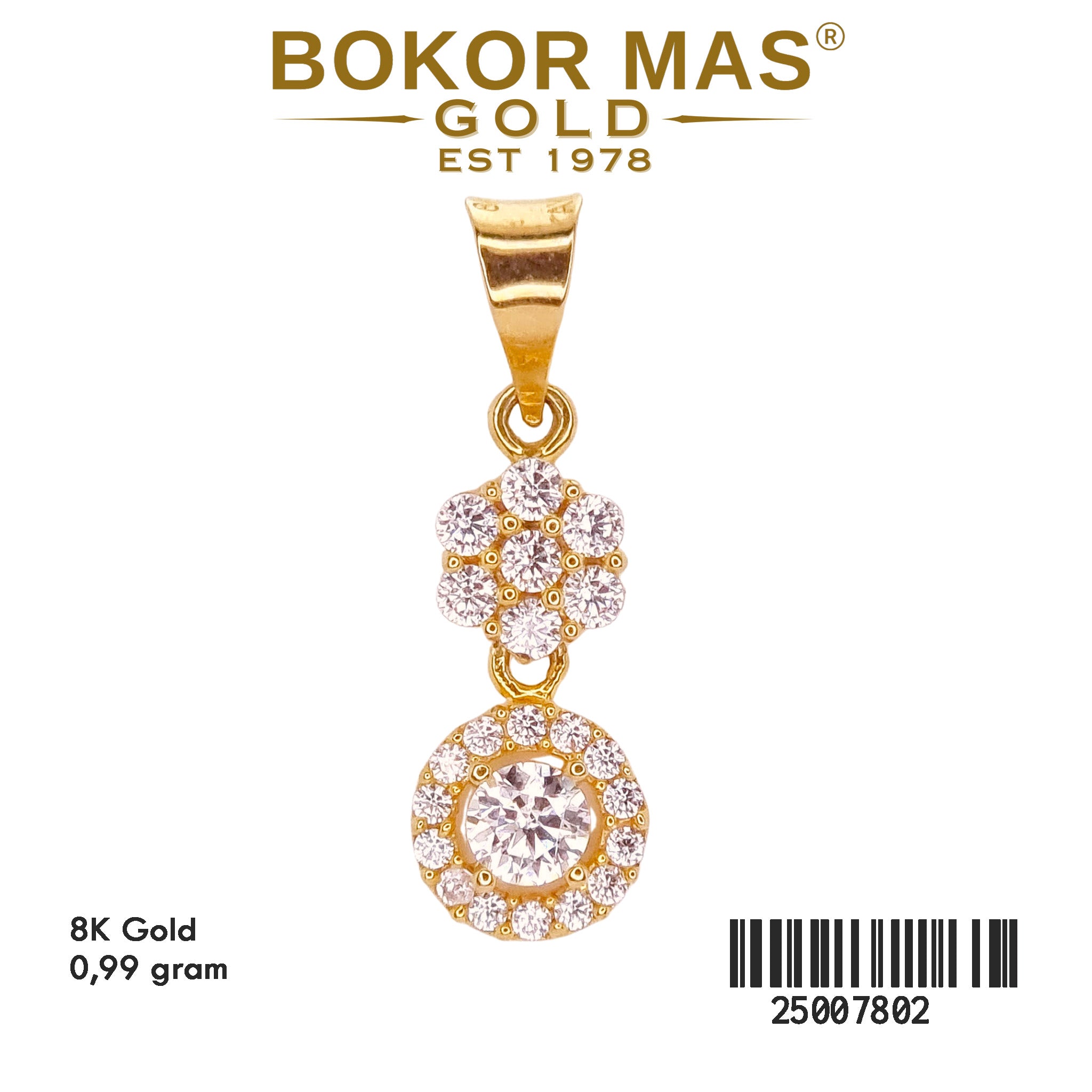 Liontin Variasi Permata - 25007802 - 8K