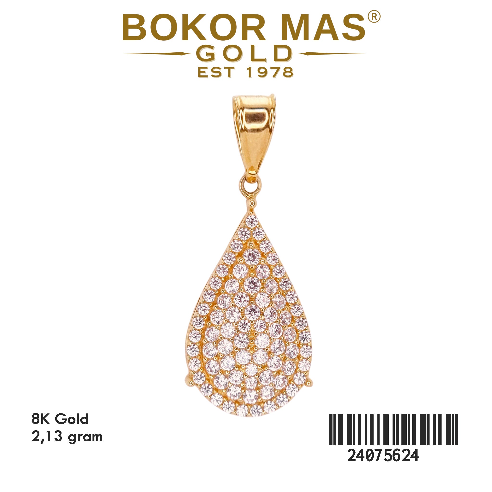 Liontin Tetes Permata - 24075624 - 8K
