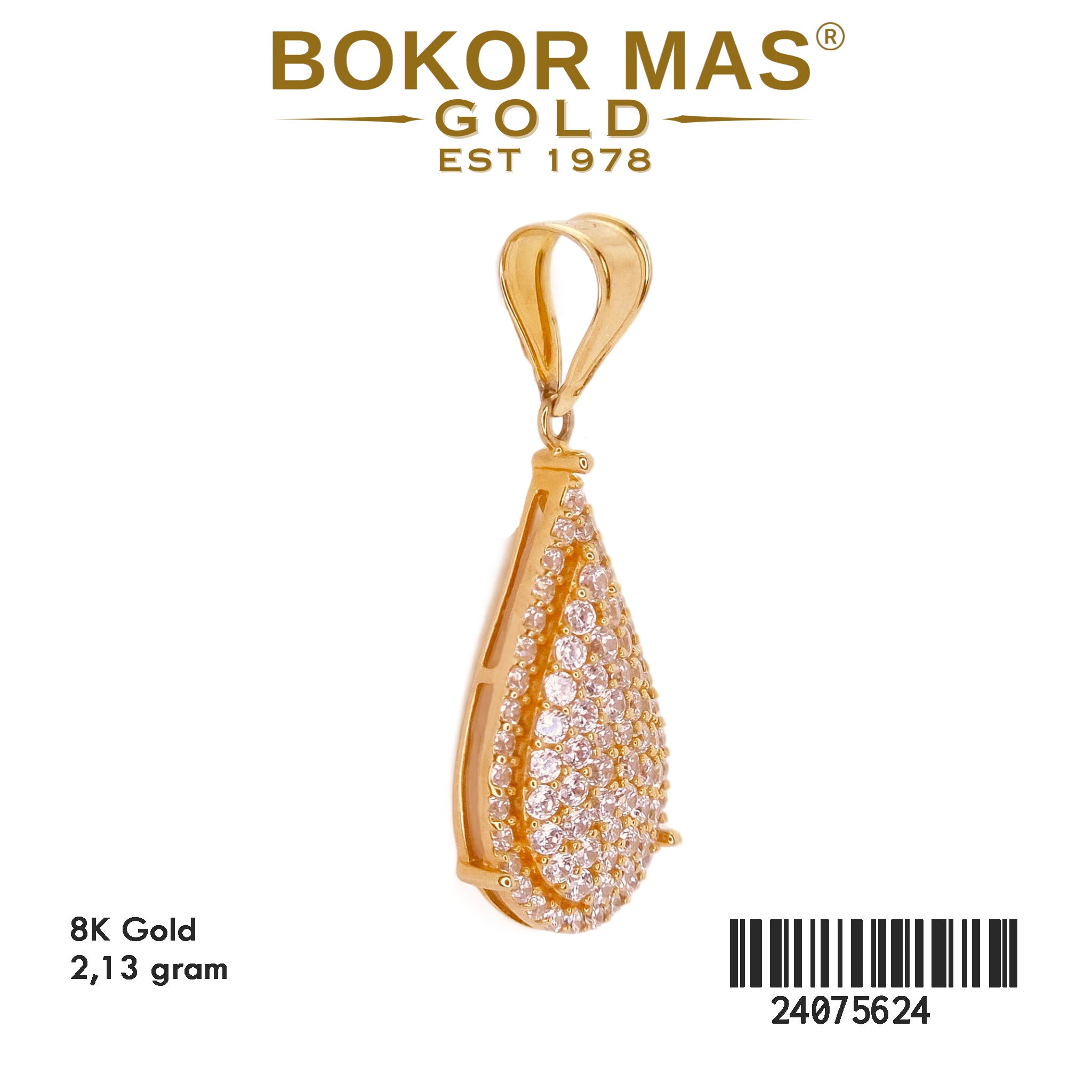 Liontin Tetes Permata - 24075624 - 8K